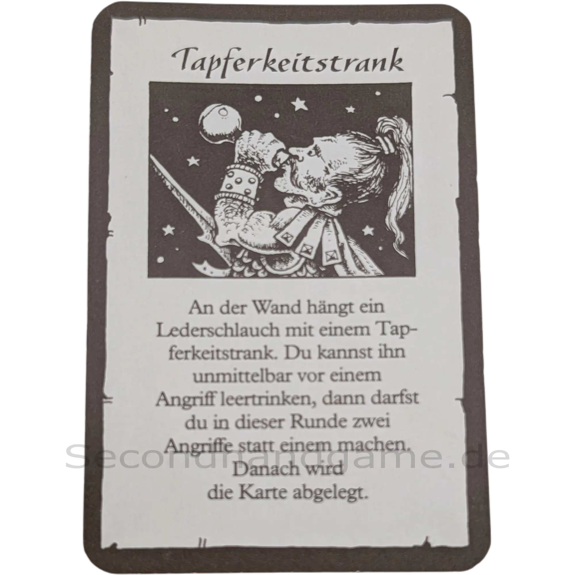 MB Hero Quest Master Ersatzteil Schatz Karte Tapferkeitstrank