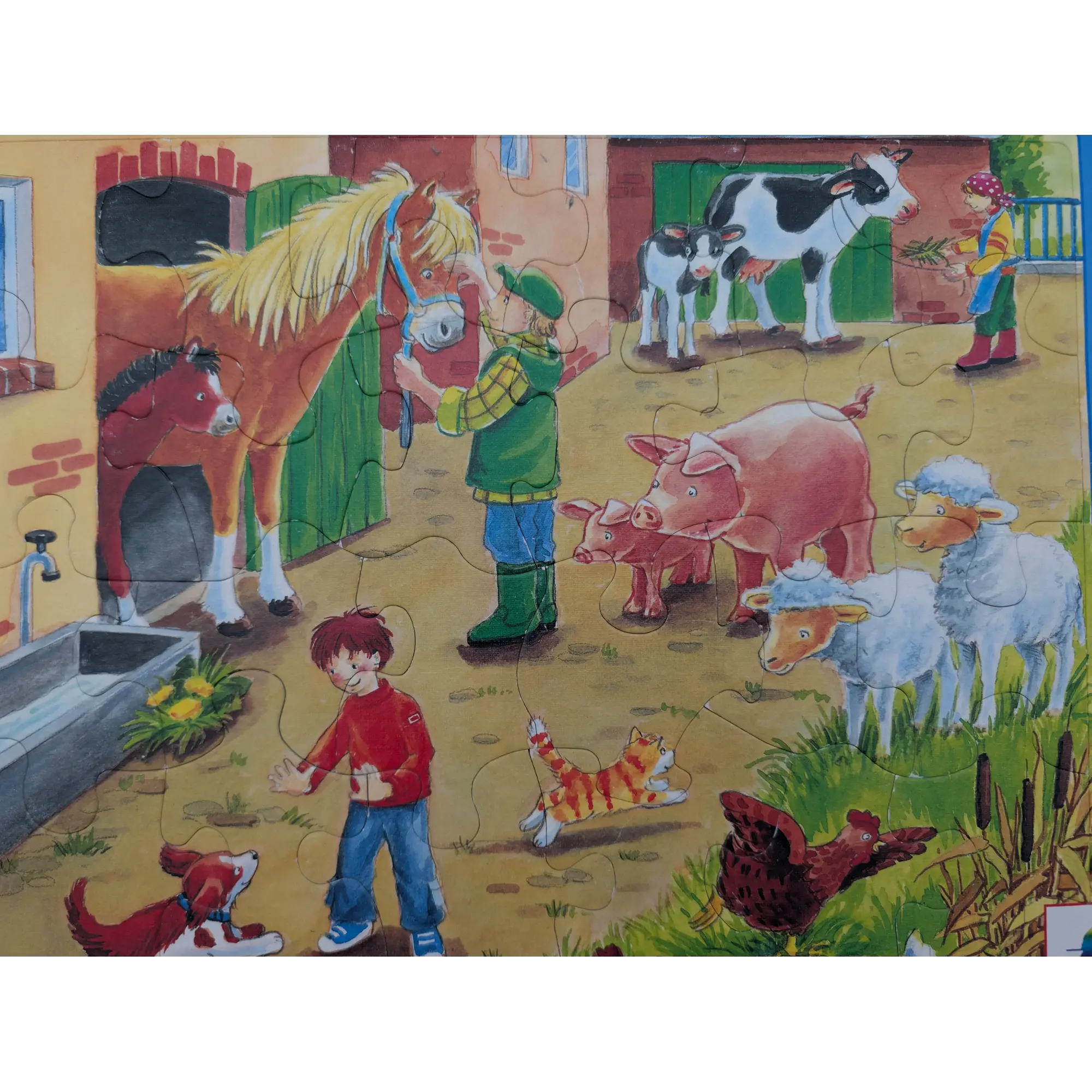 Blatz Rahmenpuzzle Animals Tiere auf dem Bauernhof 24 Teile 56700