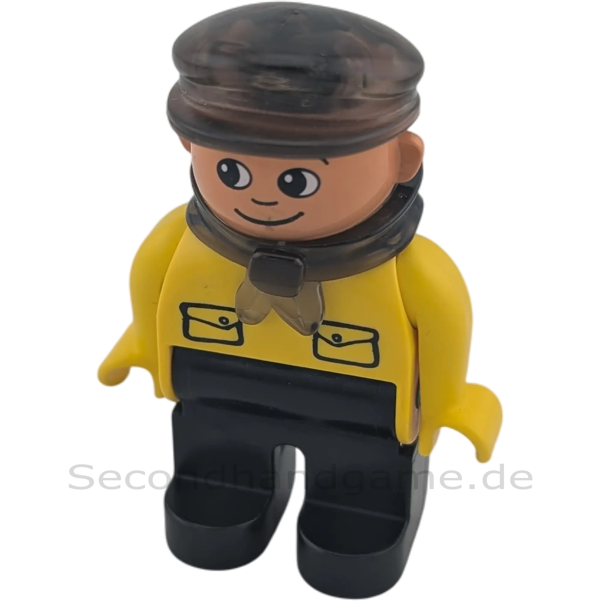 Lego Duplo 42395 Intelli Lokführer Hose Schwarz Gelbe Jacke transparent Halstuch + Mütze