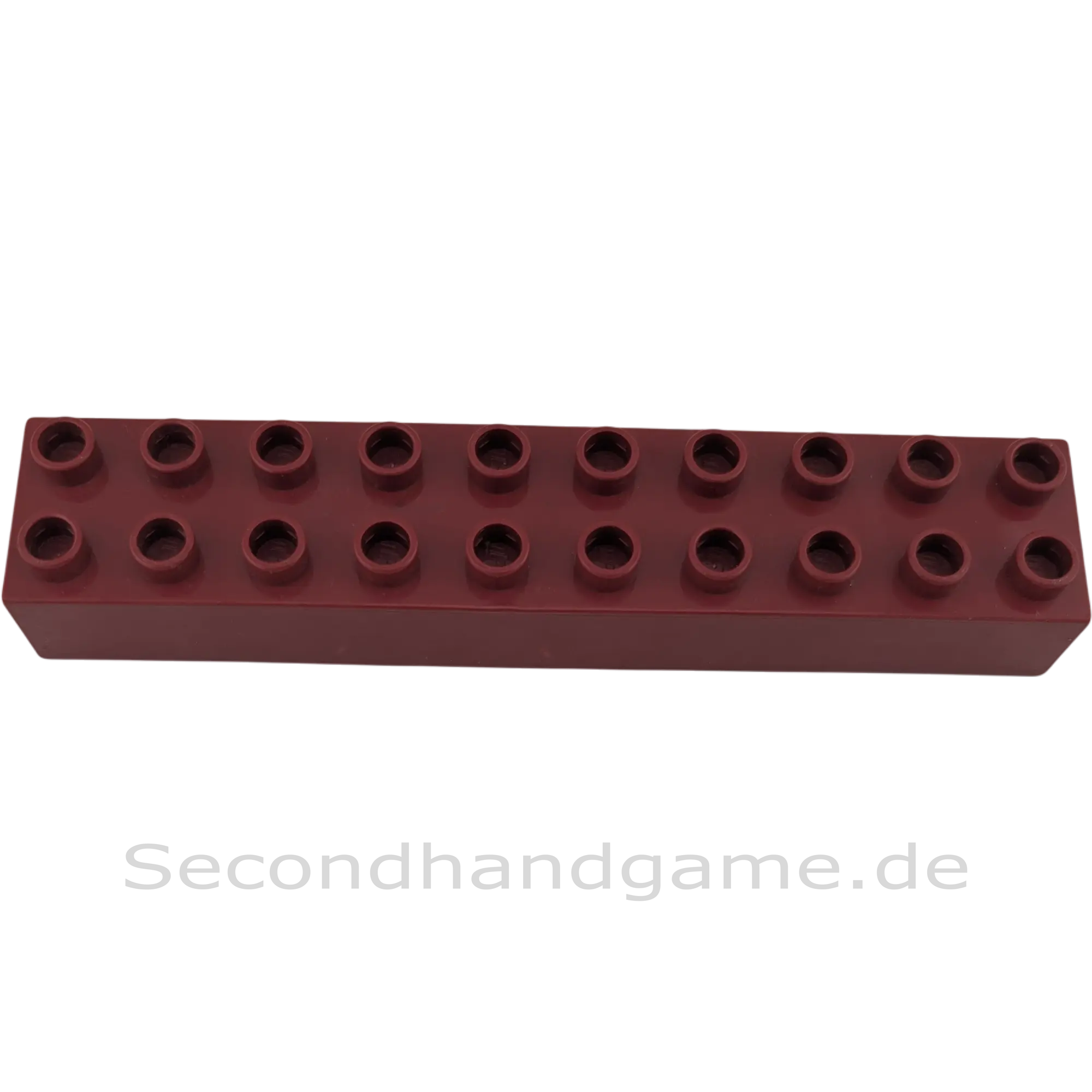 Lego Duplo 2x10 Stein 2291 Rotbraun