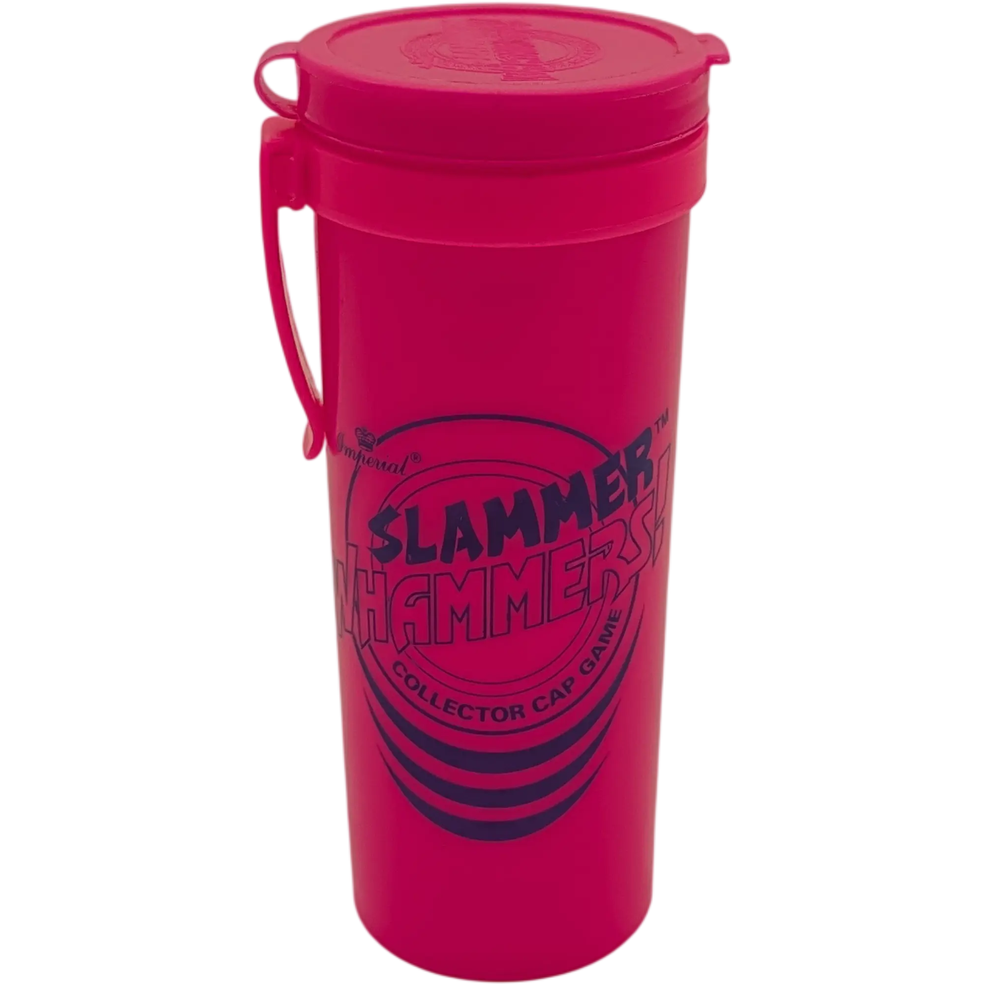 Klee Slammer Whammers! Ersatzteil Plastikbox Clip on Sammelbox Pink für Caps