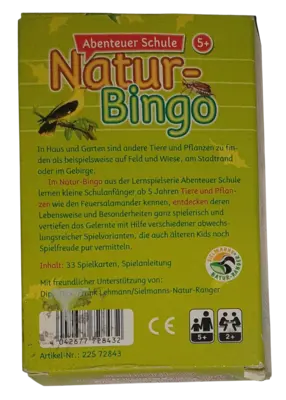 ASS Abenteuer Schule Natur-Bingo