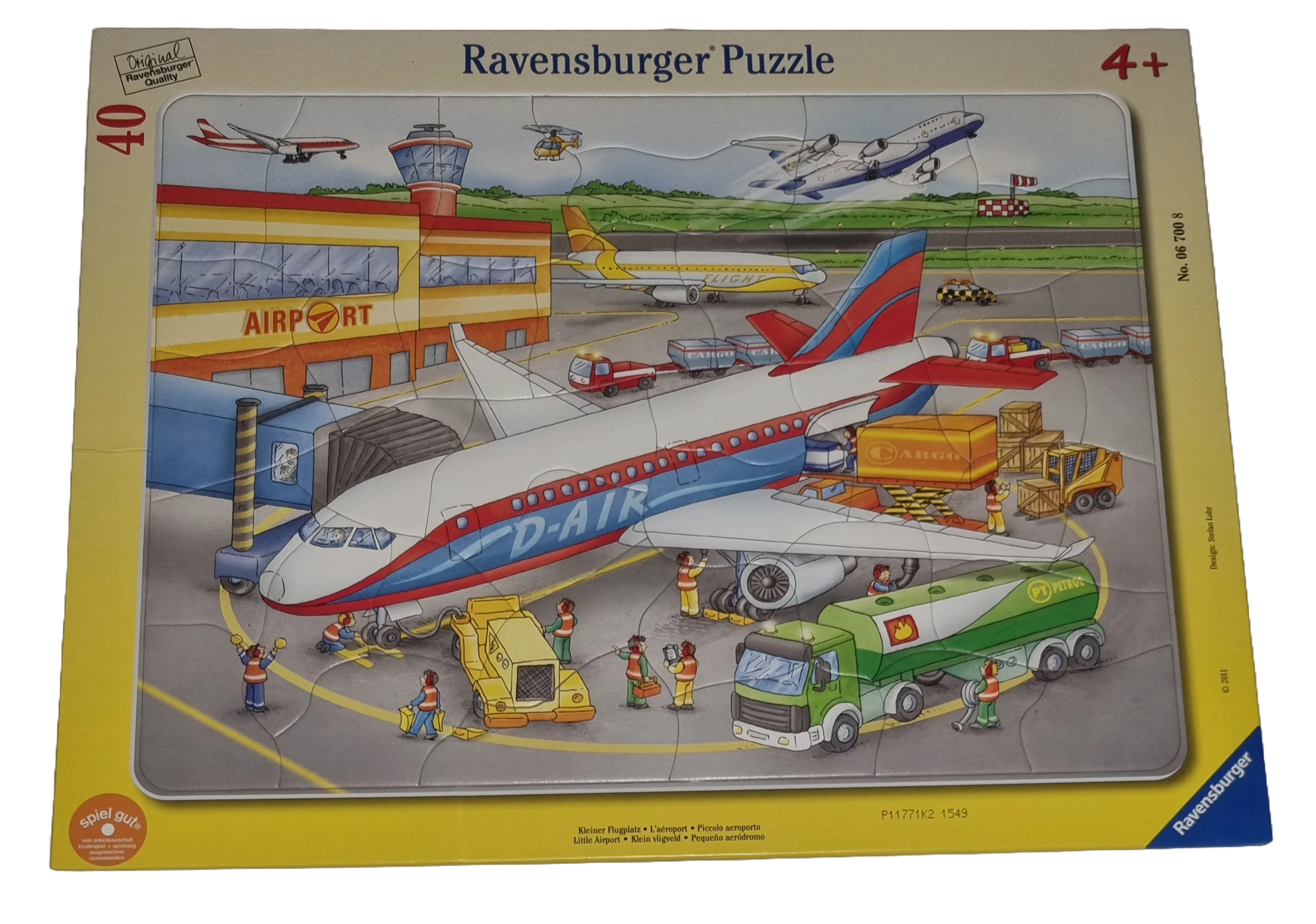 Ravensburger Rahmenpuzzle 40 Teile Kleiner Flugplatz 067008
