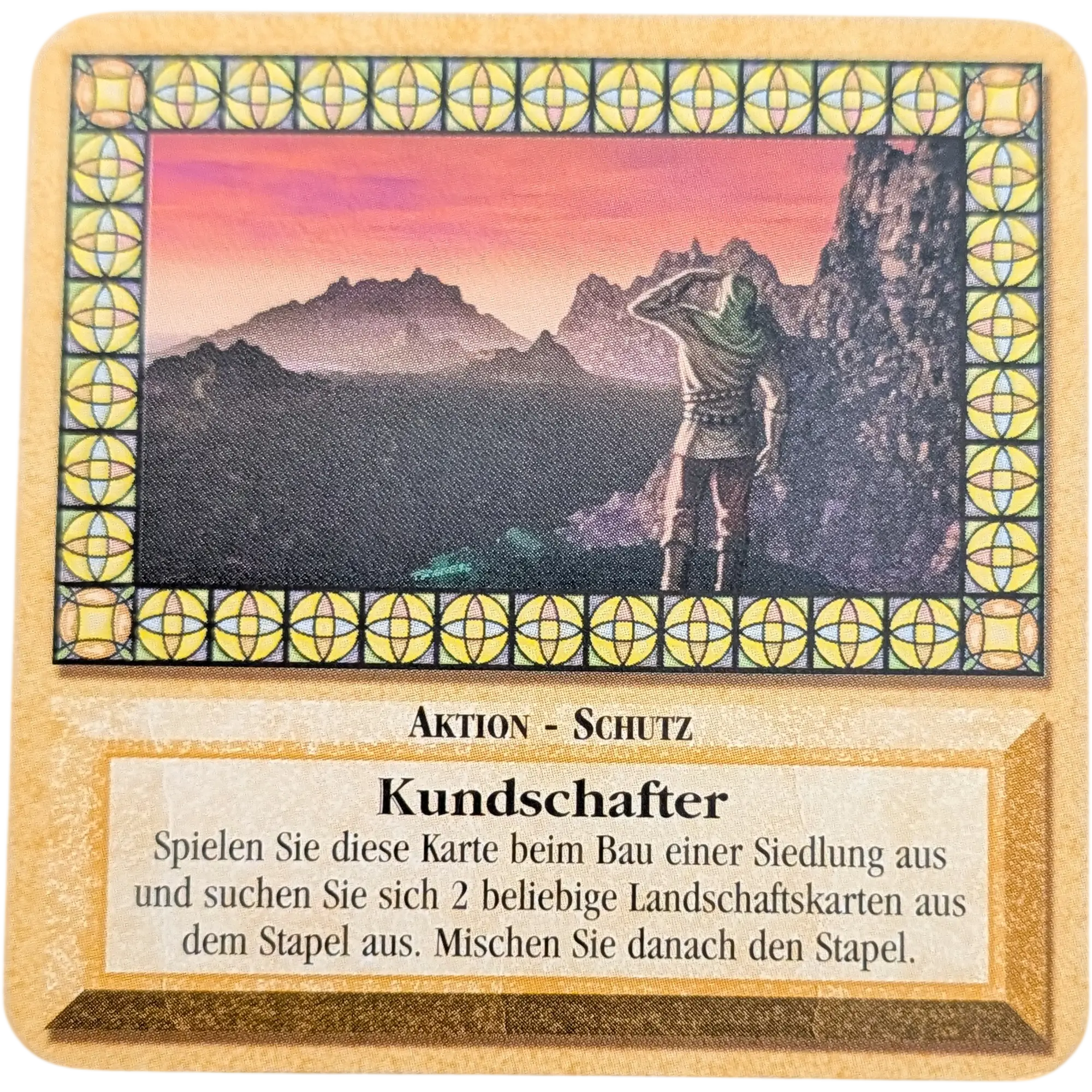Kosmos Die Siedler von Catan das Kartenspiel Ersatzteil Karte Gold Kundschafter