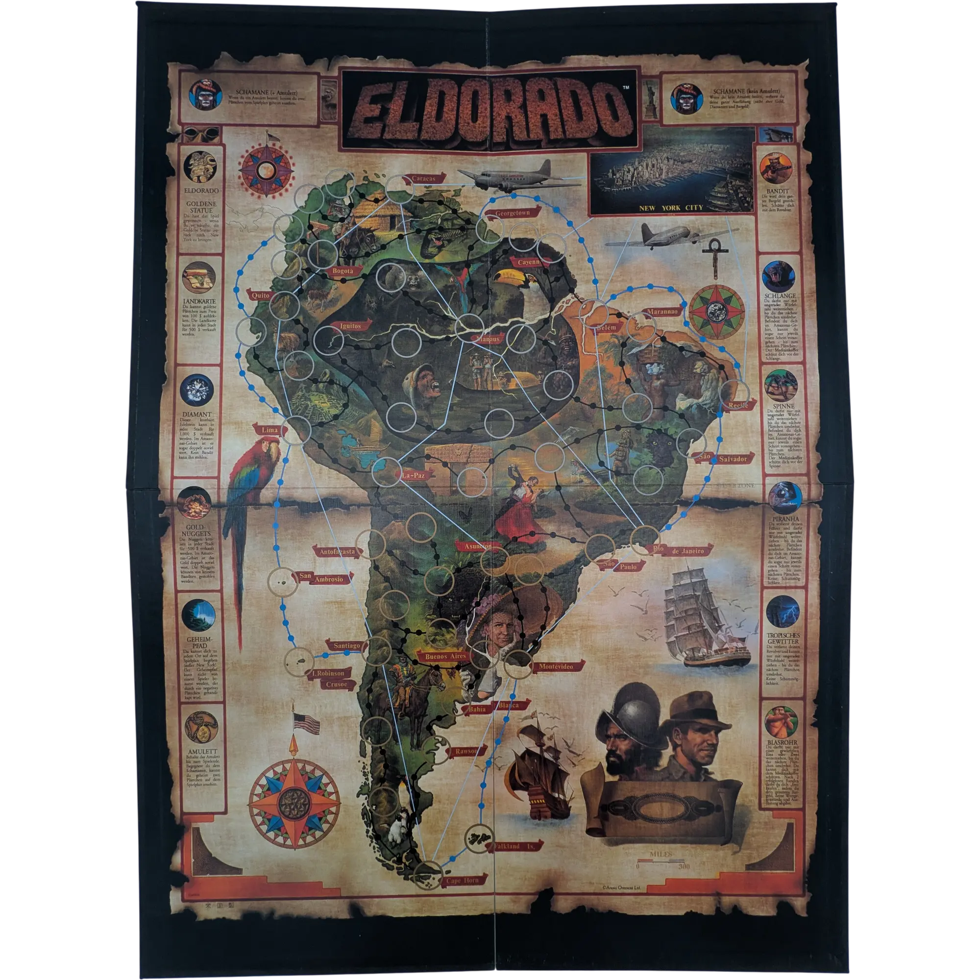 Spielplan Spielbrett Klee Eldorado