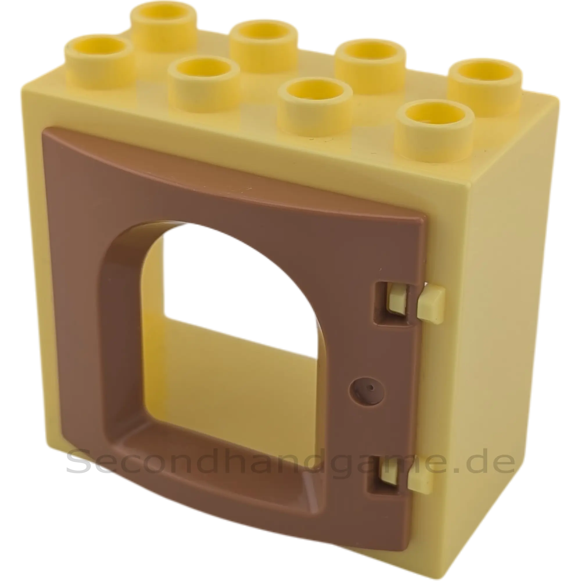 Lego Duplo 61649 Fensterrahmen Hellgelb mit Rundbogen Hellbraun