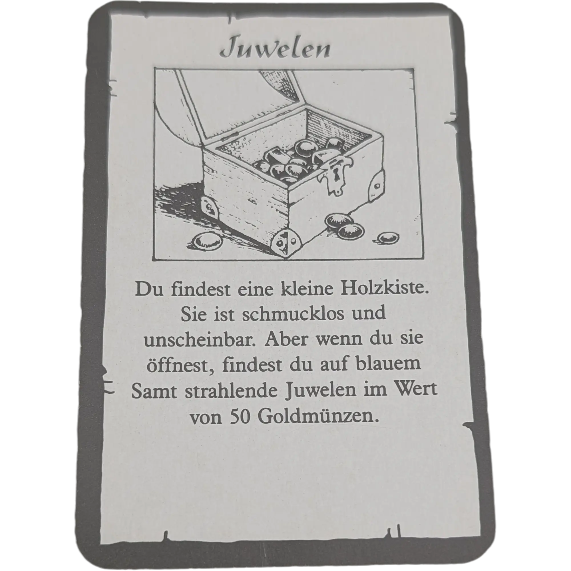 MB Hero Quest Master Schatzkarte Juwelen