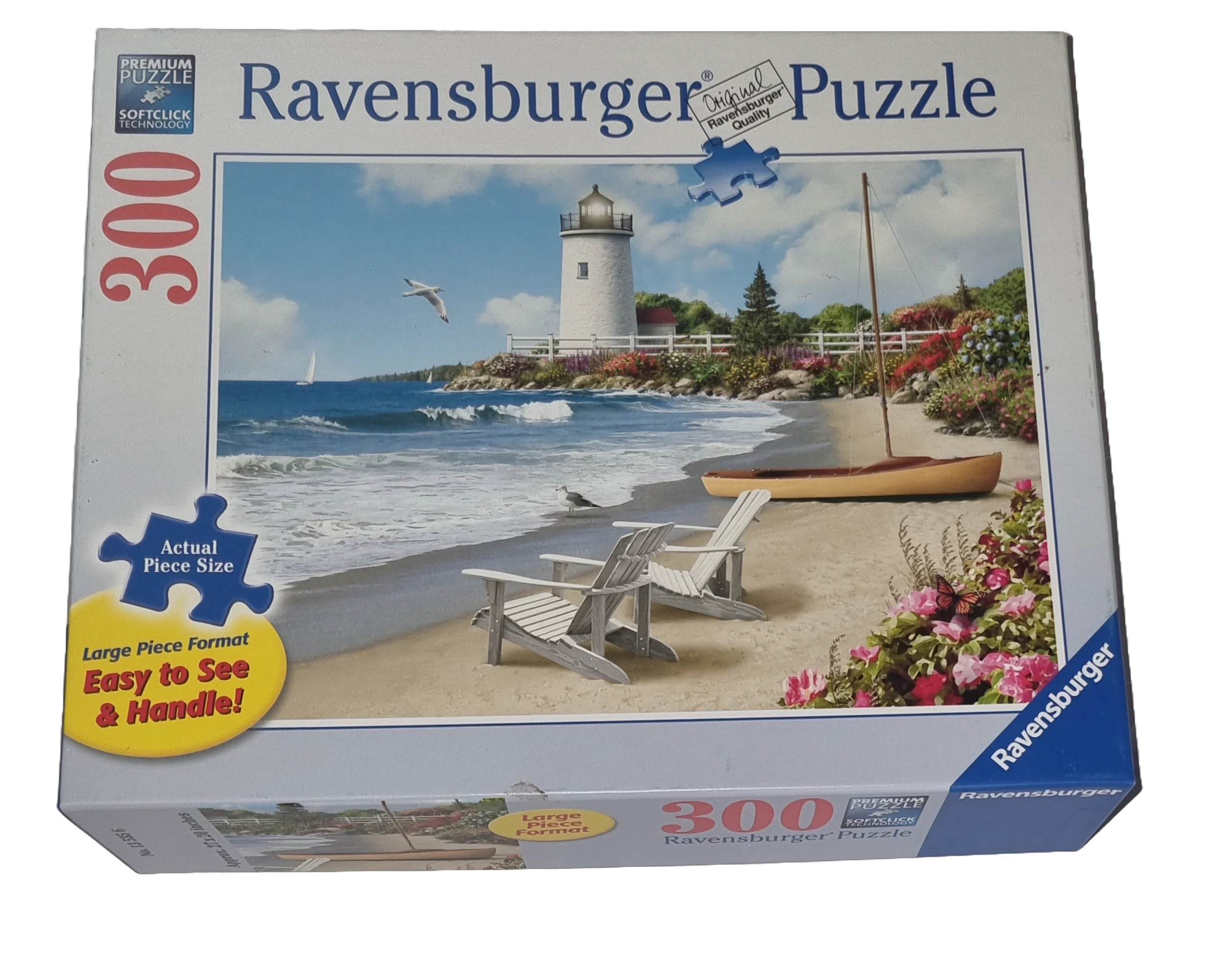 Ravensburger Premium softclick Puzzle 300 Teile Large Piece Format 135356 Sunlit Shores