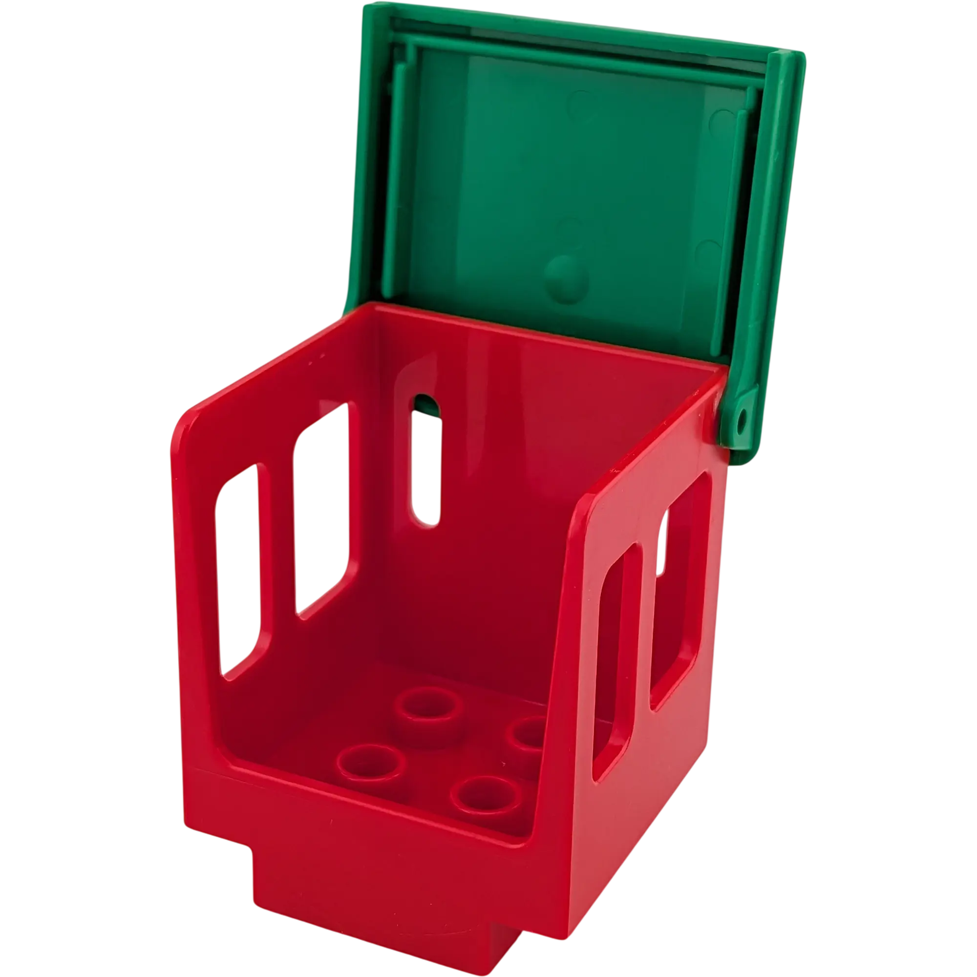 Lego Duplo 92453 Aufsatz Rot mit Klappdach Grün Kabine Führerhaus