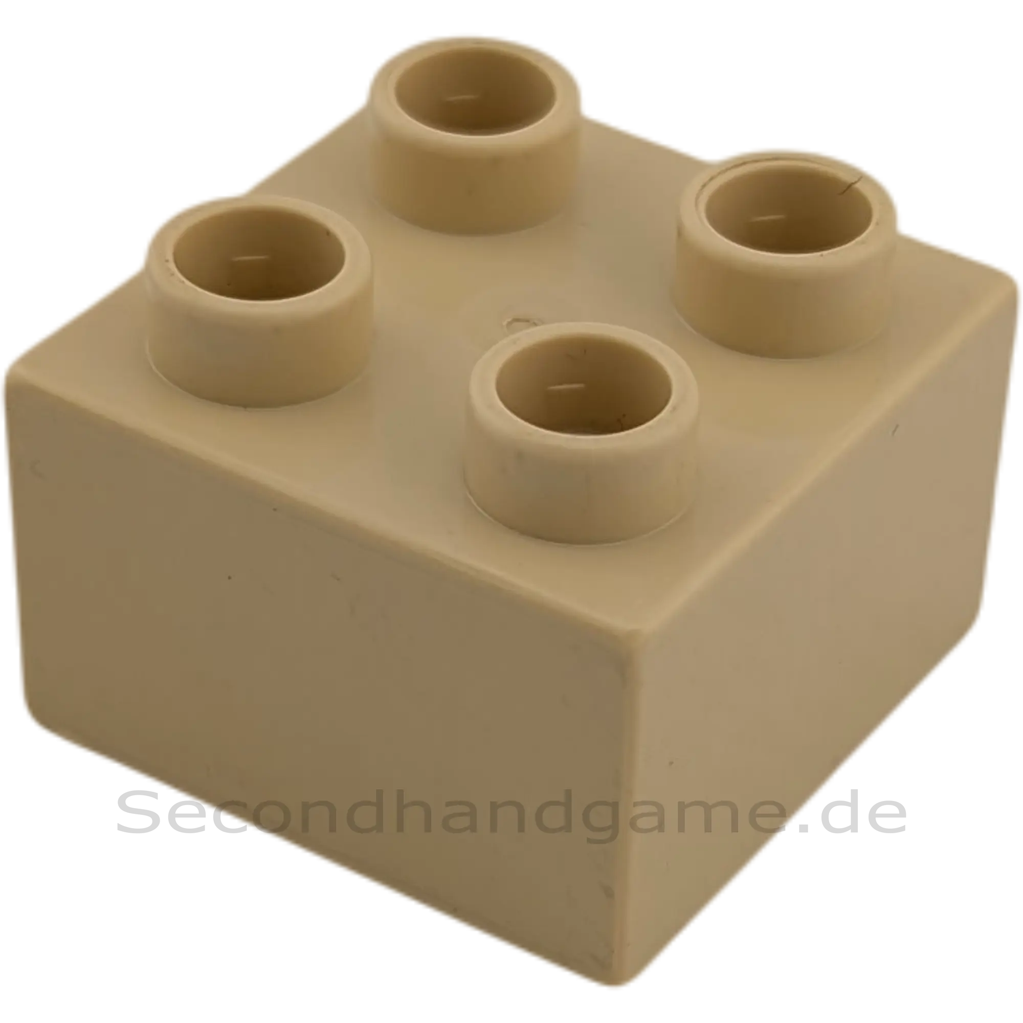 Lego Duplo 2x2 Stein Beige mit Erdbeere 3437