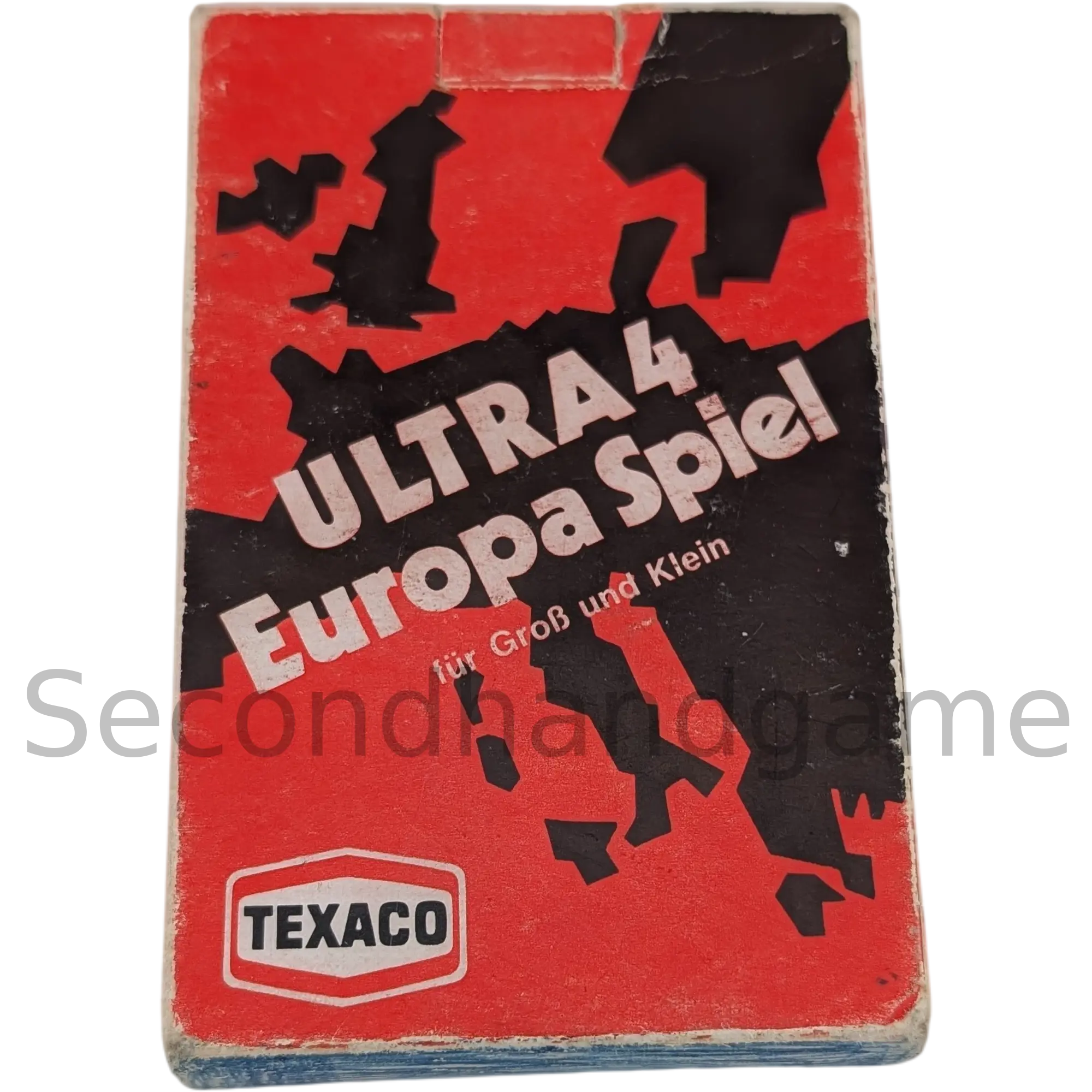 TEXACO Benzin Tankstelle Ultra 4 Europa Kartenspiel Quartett