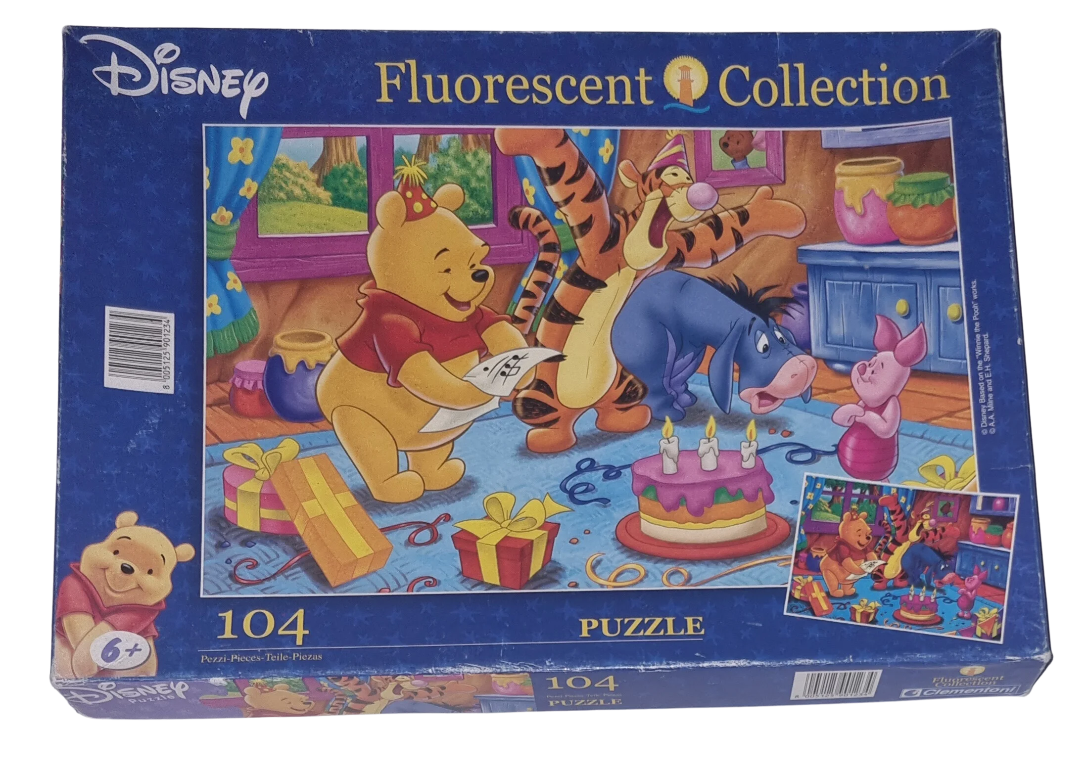 Clementoni Fluorescent Collection Puzzle 104 Teile 901234