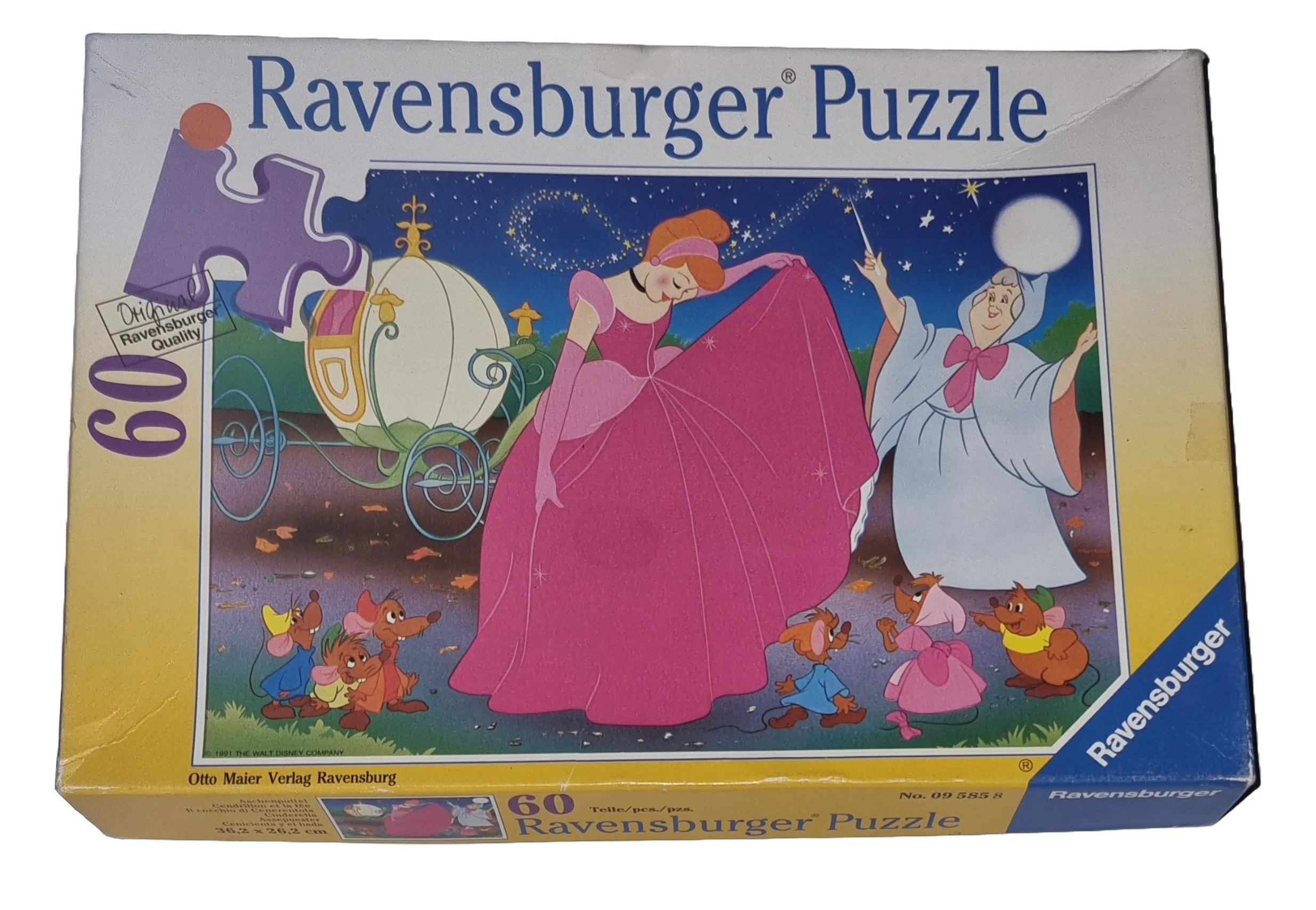 Ravensburger Puzzle 60 Teile Aschenputtel 095858