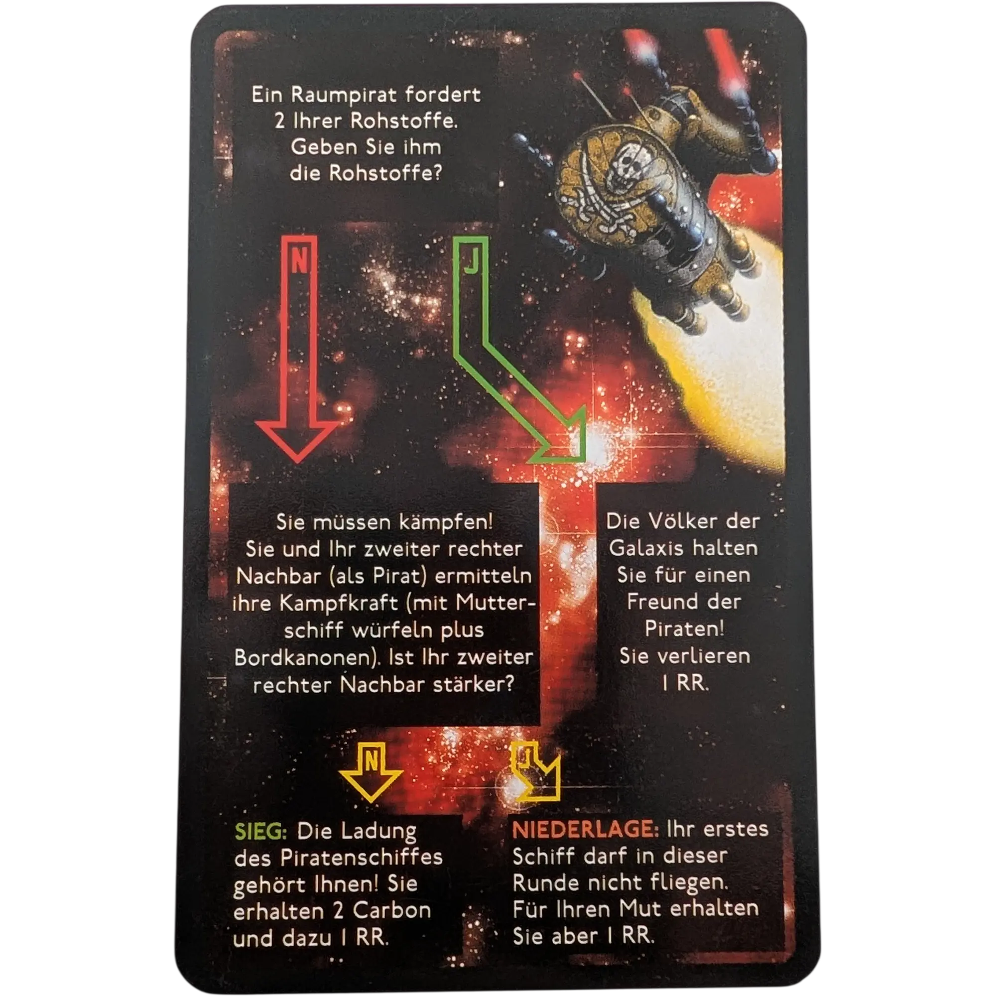 Kosmos Die Sternenfahrer von Catan Ersatzteil Begegnungskarte 15