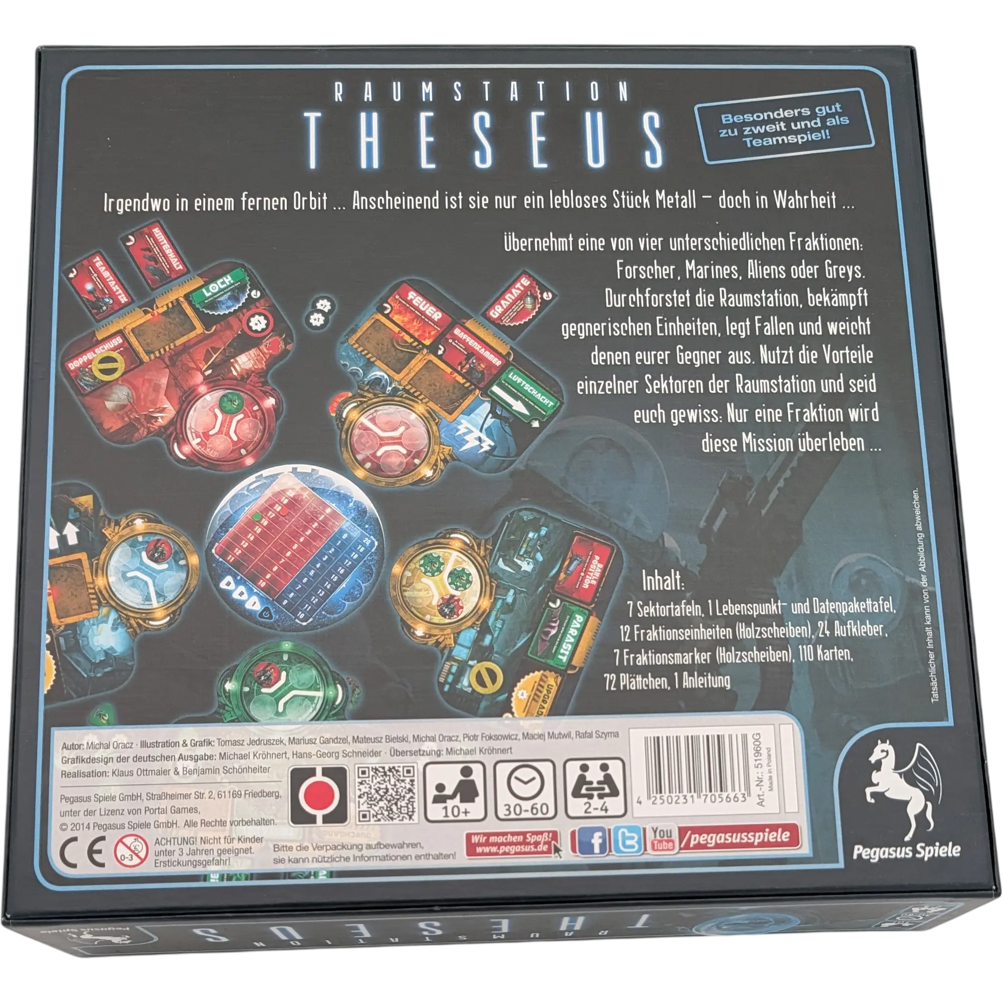 Pegasus Spiele Raumstation Theseus
