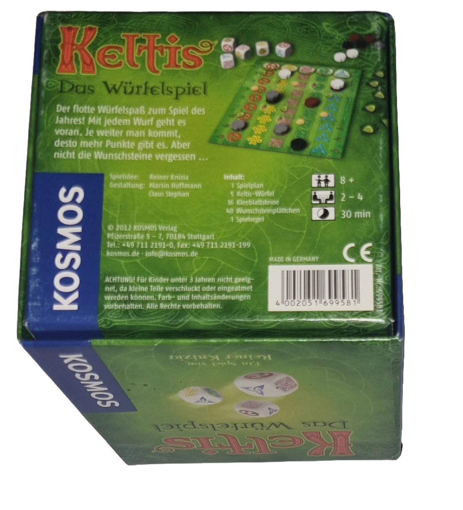Kosmos Keltis Das Würfelspiel