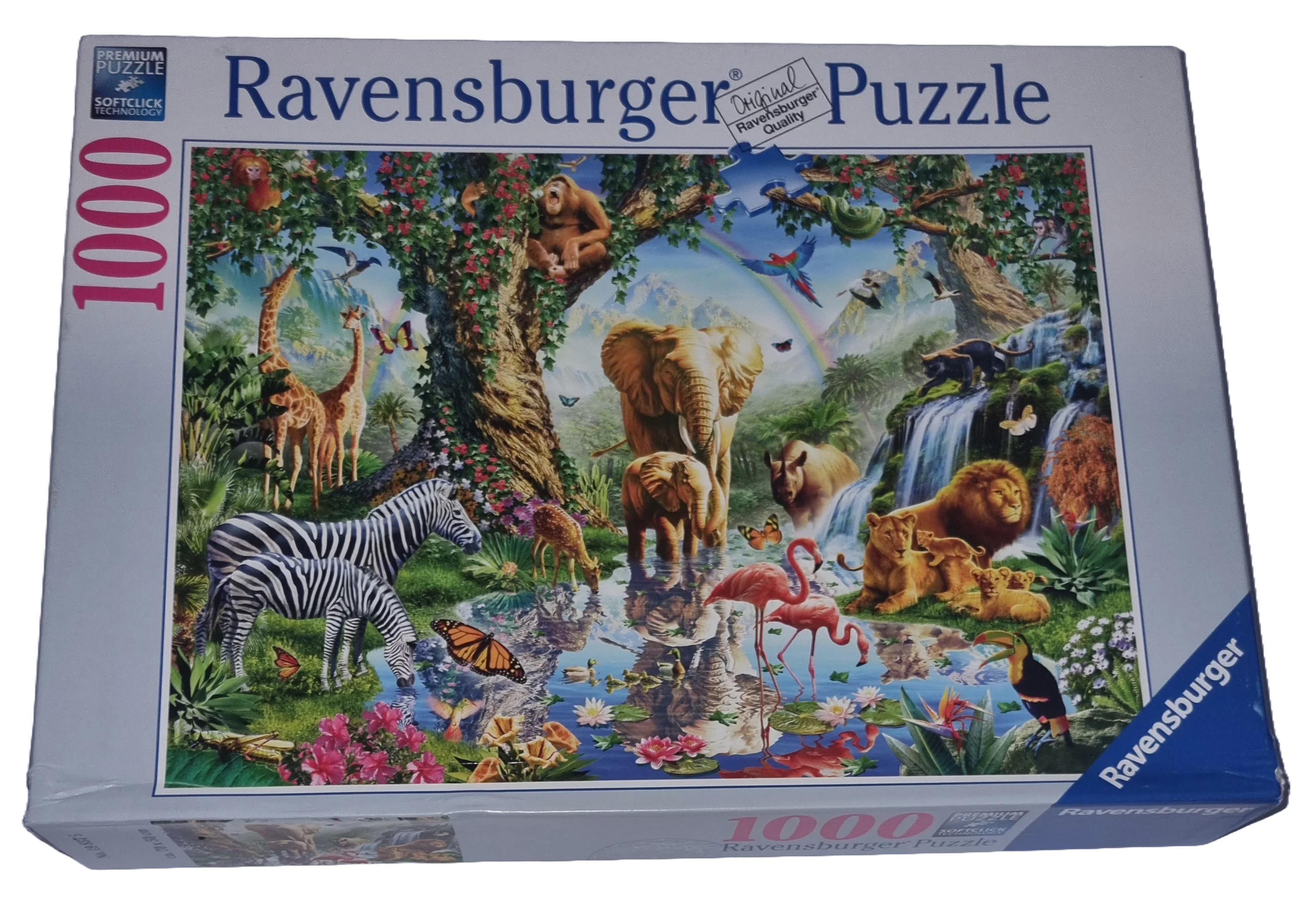 Ravensburger Premium Softclick Puzzle 1000 Teile 198375 Abenteuer im Dschungel