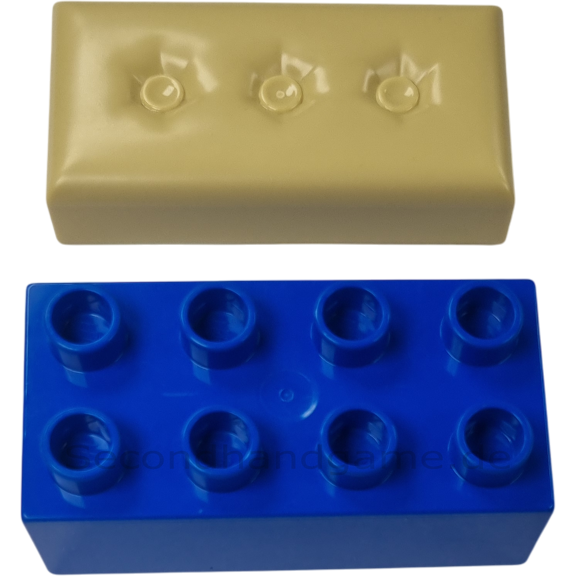 Lego Duplo Sofa Couch Wohnlandschaft Beige Blau