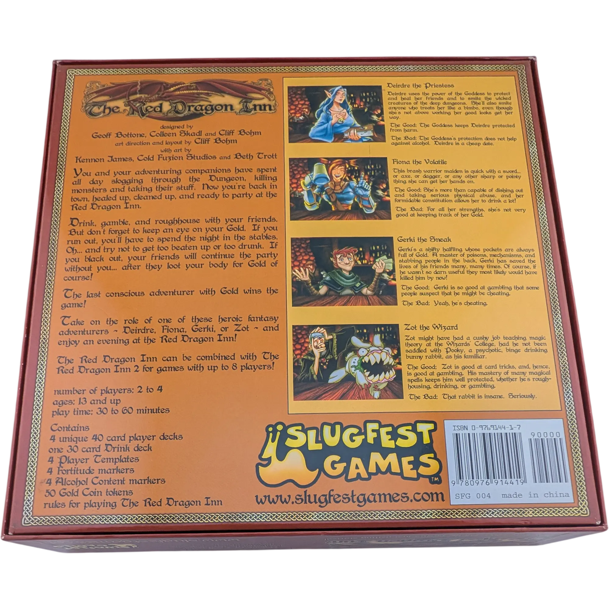 The Red Dragon Inn - Trinken, Stehlen und Glücksspiel. Slugfest Spiele