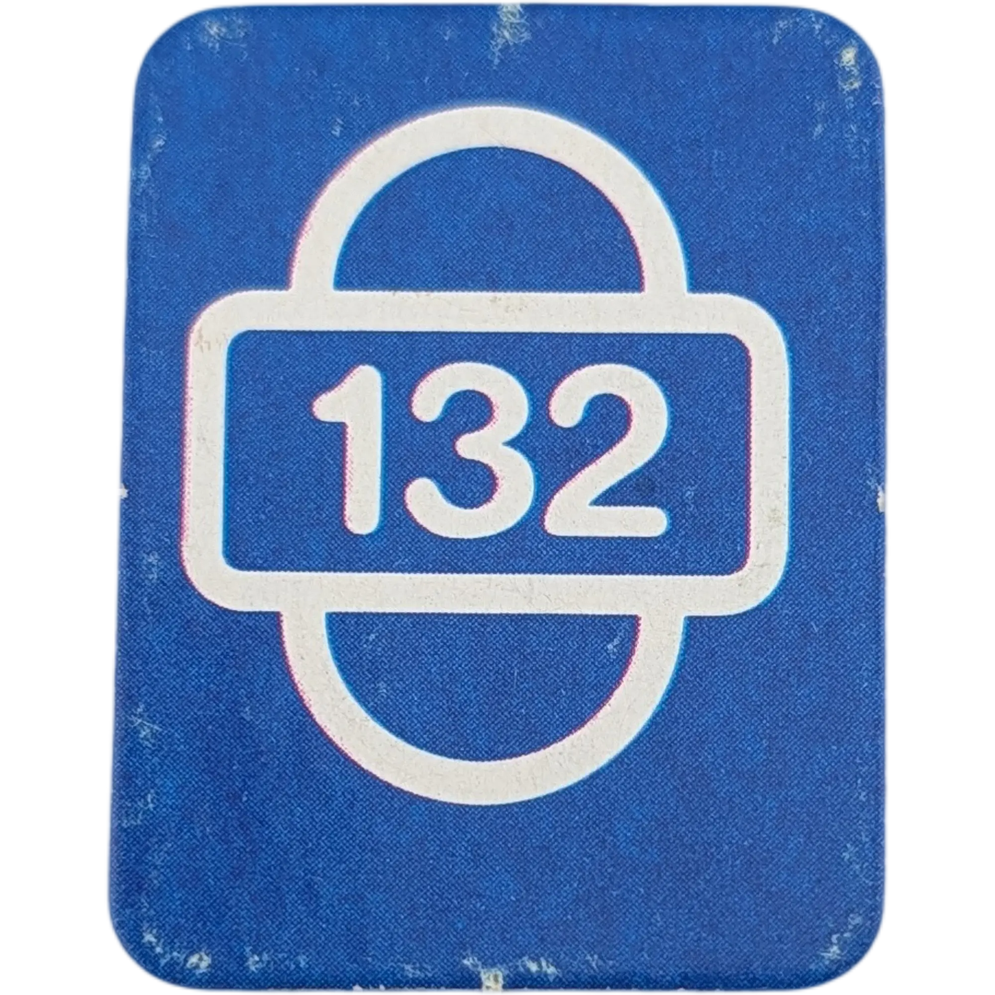Ravensburger Scotland Yard Ersatzteile Blau Startkarte Zahl Einhundertzweiunddreißig 132
