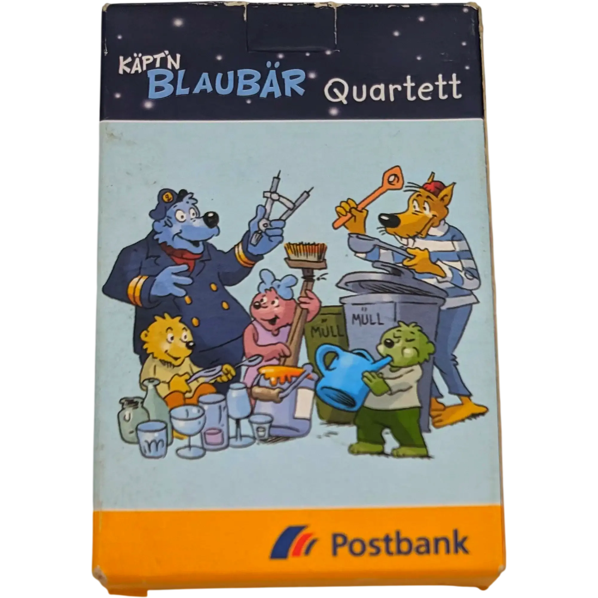 Postbank Käpt'n Blaubär Quartett Berufe
