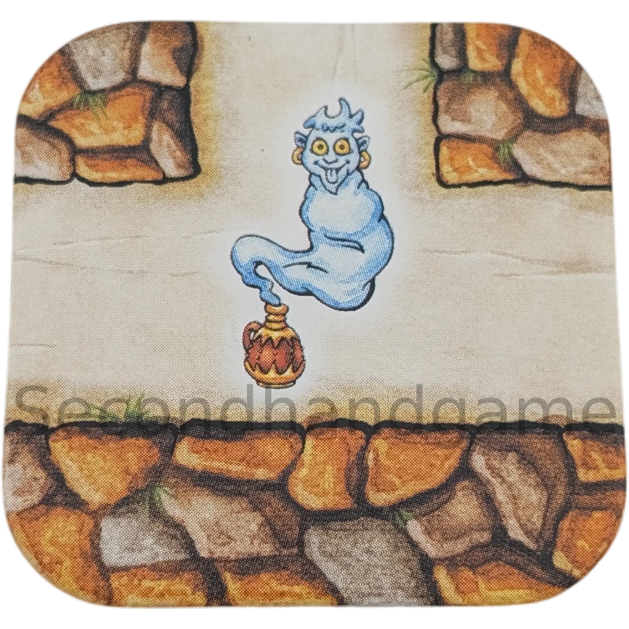 Das verrückte Labyrinth Ersatzteile Schiebekarte Kurve mit Flaschengeist