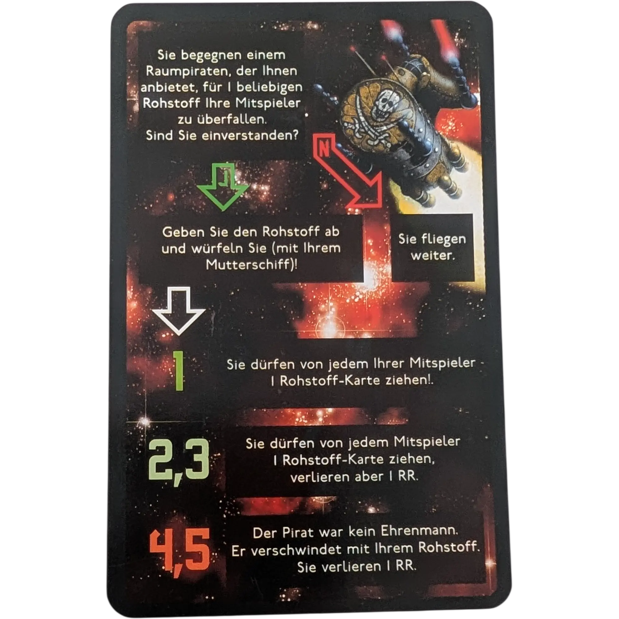 Kosmos Die Sternenfahrer von Catan Ersatzteil Begegnungskarte 22