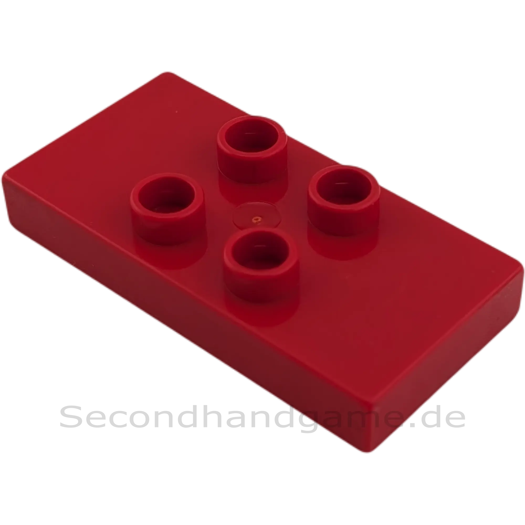 Lego Duplo 6413 Tischplatte 2x4 Rot mit 4 Noppen Fliesen