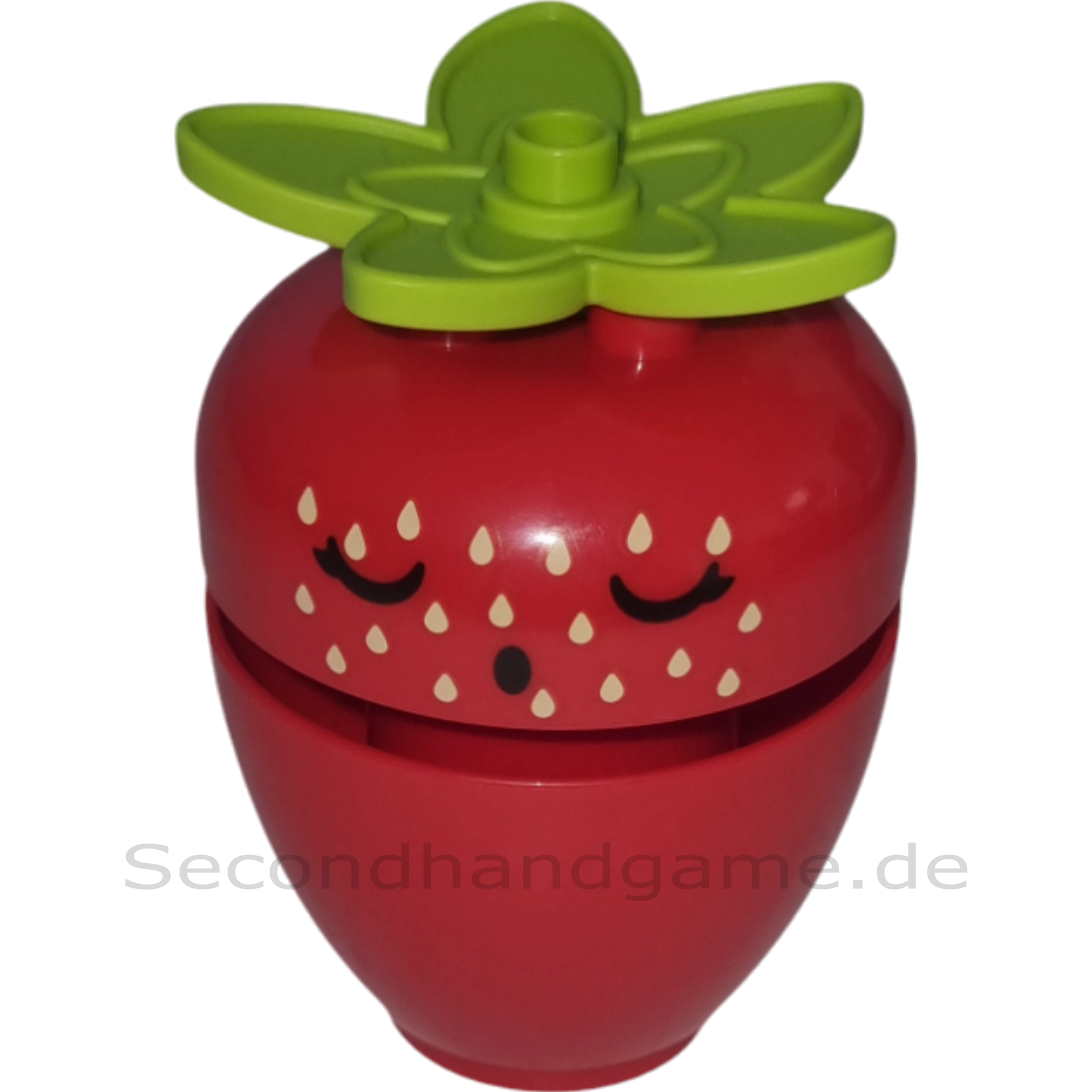 Lego Duplo Erdbeere groß 3 teilig Rot
