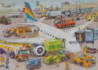 Bookmark Verlag Auf dem Flughafen 40 Teile
