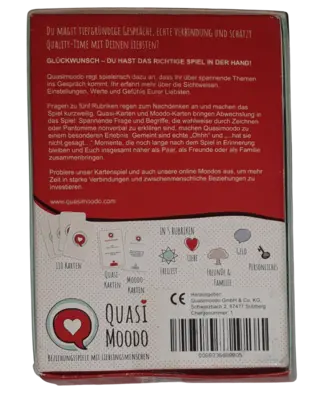 Quasi Moodo Beziehungsspiele mit Lieblingsmenschen