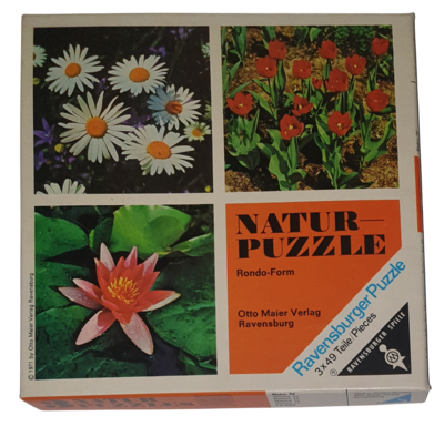 Ravensburger Natur-Puzzle IV 3x49 Teile 15.233 Rondo Form
