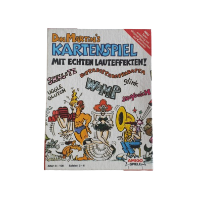 Amigo Don Martin's Kartenspiel mit echten Lauteffekten!