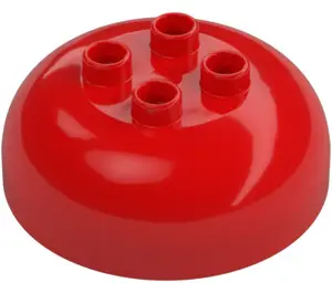 Lego Duplo 18488 Stein Rund Rot Halbkreis Tisch