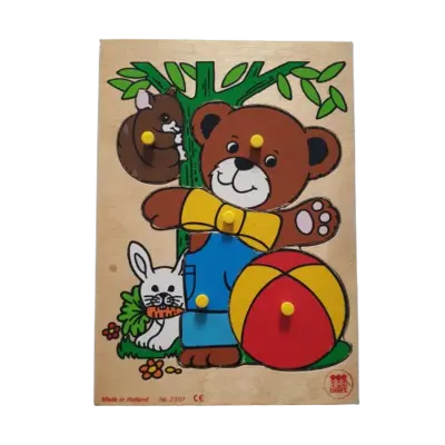 Diset Holzpuzzle Teddybär No. 2301