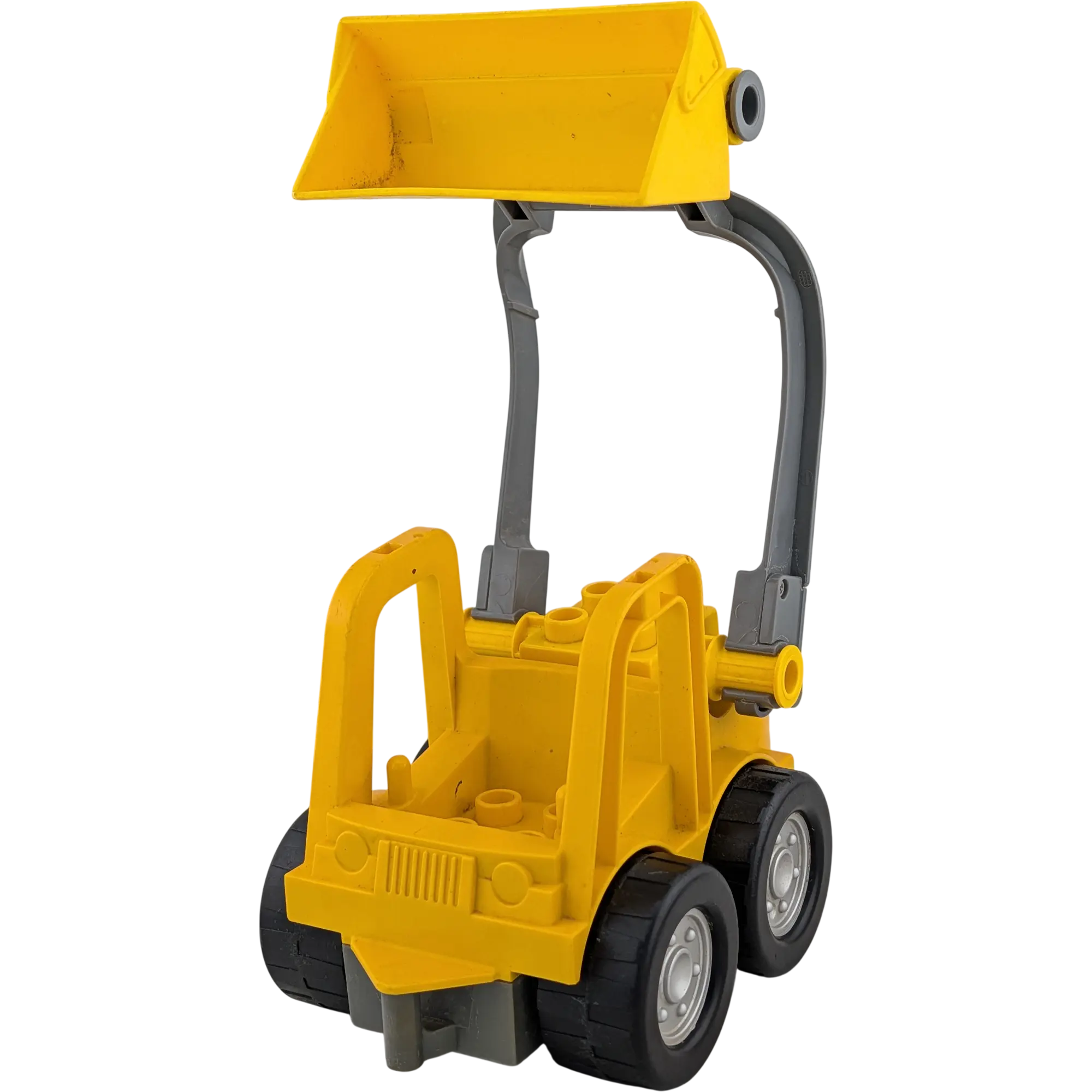 Lego Duplo Bagger Gelb Grau Groß Baggerschaufel