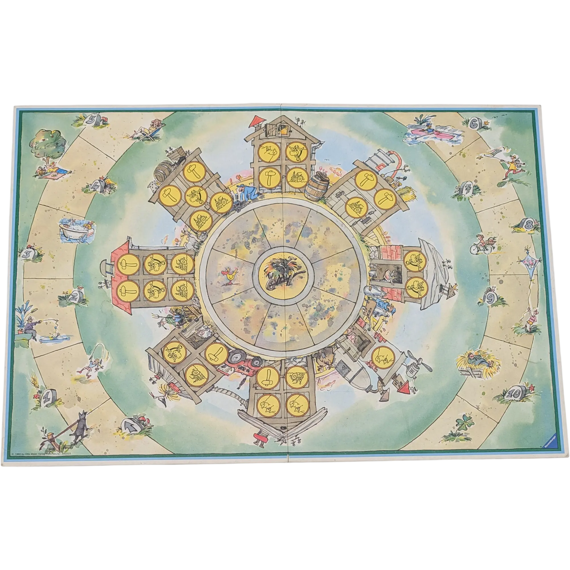 Spielplan Spielbrett Ravensburger So ein Mist!