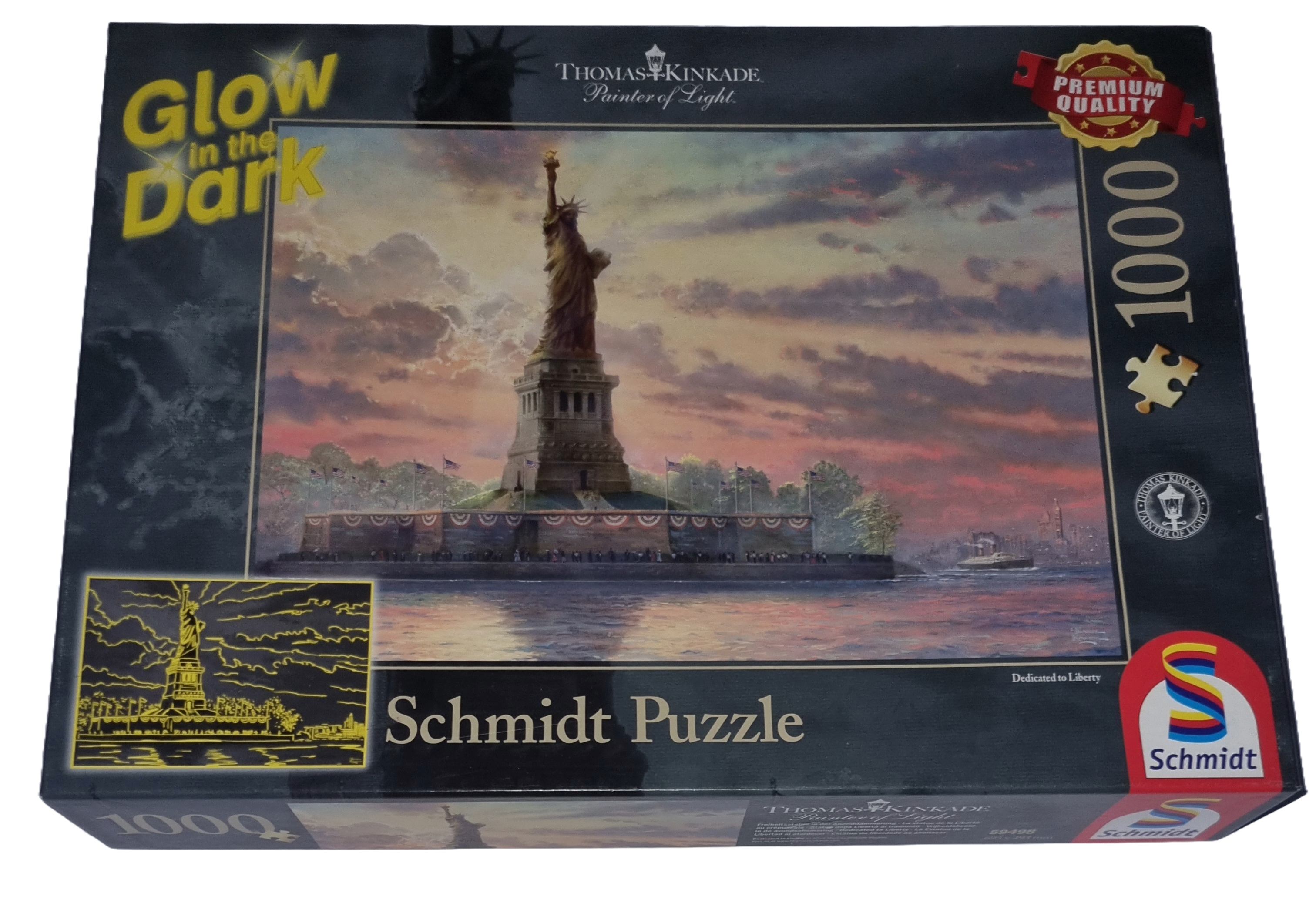 Schmidt Premium Quality Thomas Kinkade Metallic Puzzle 1000 Teile 59498