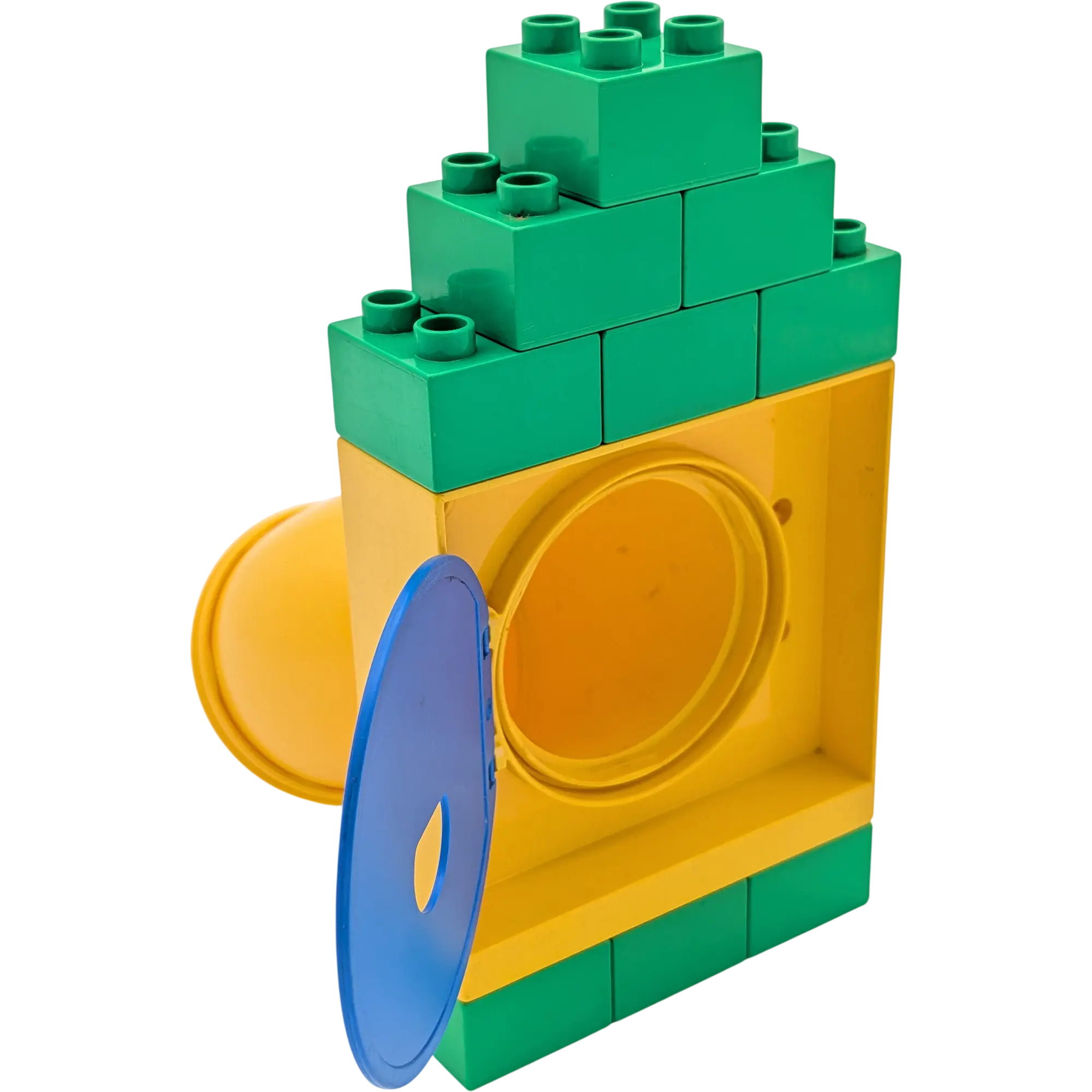 Lego Duplo Tunnelrutsche Spielplatz 14 teilig Gesicht Dunkelblau Gelb Grün