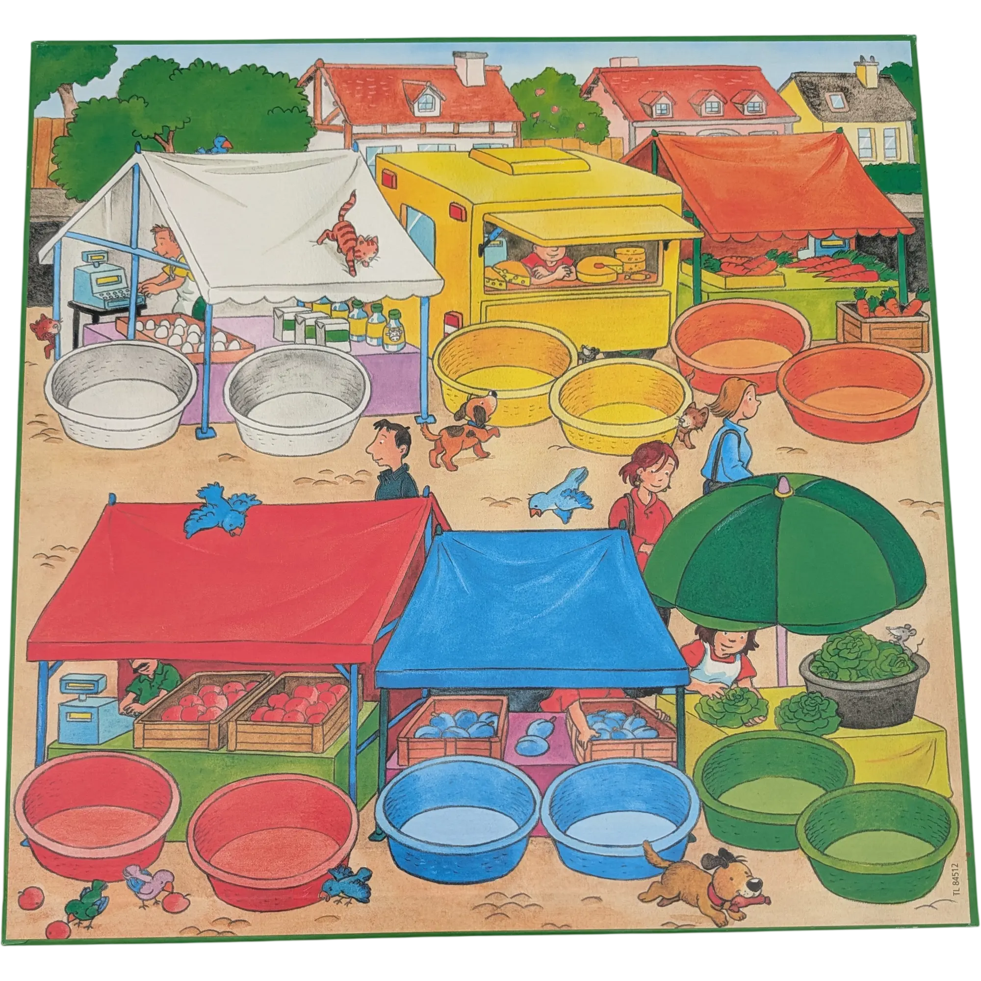 Spielplan Spielbrett Wendespielplan Haba Mein erster Spieleschatz Spielplan 1