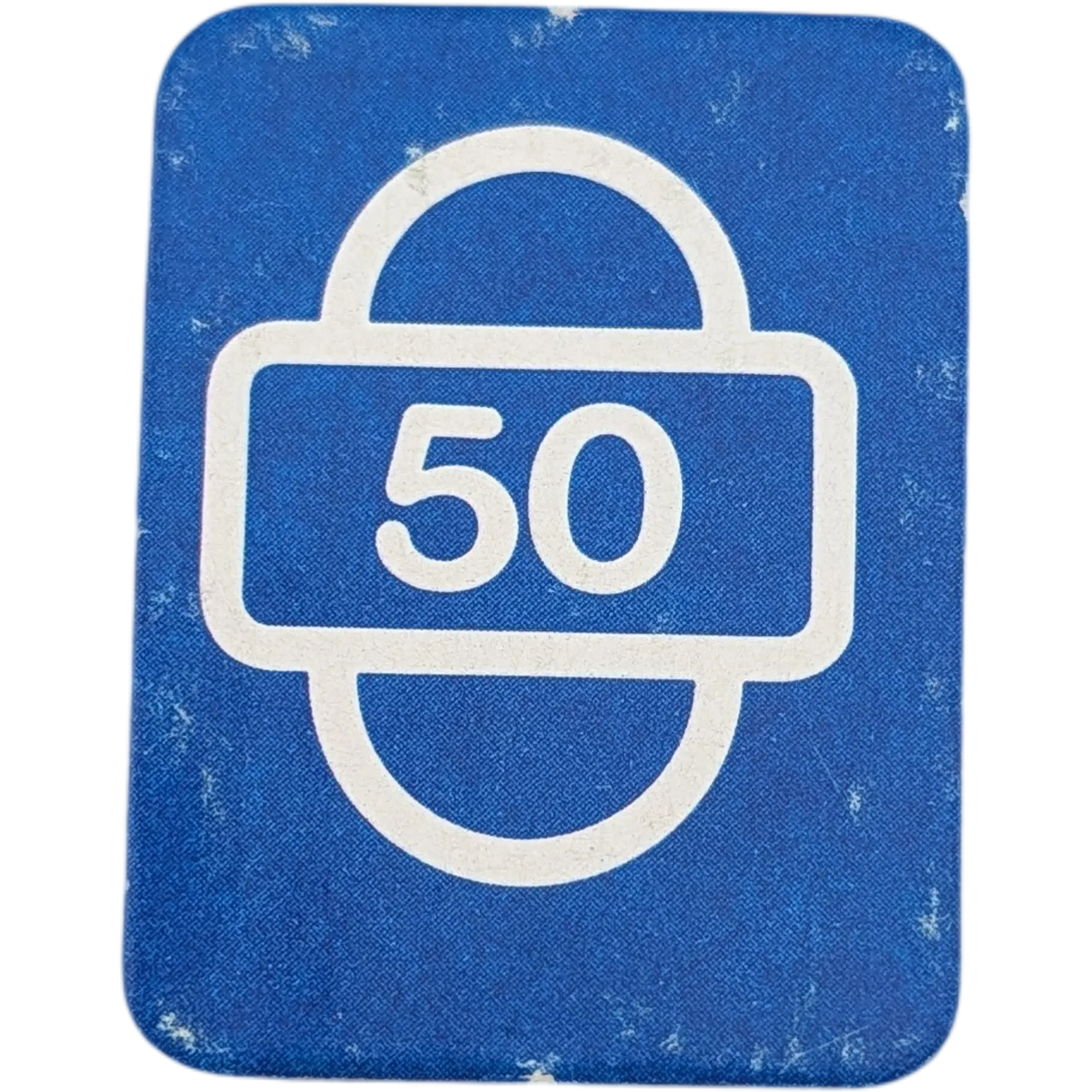 Ravensburger Scotland Yard Ersatzteile Blau Startkarte Zahl Fünfzig 50