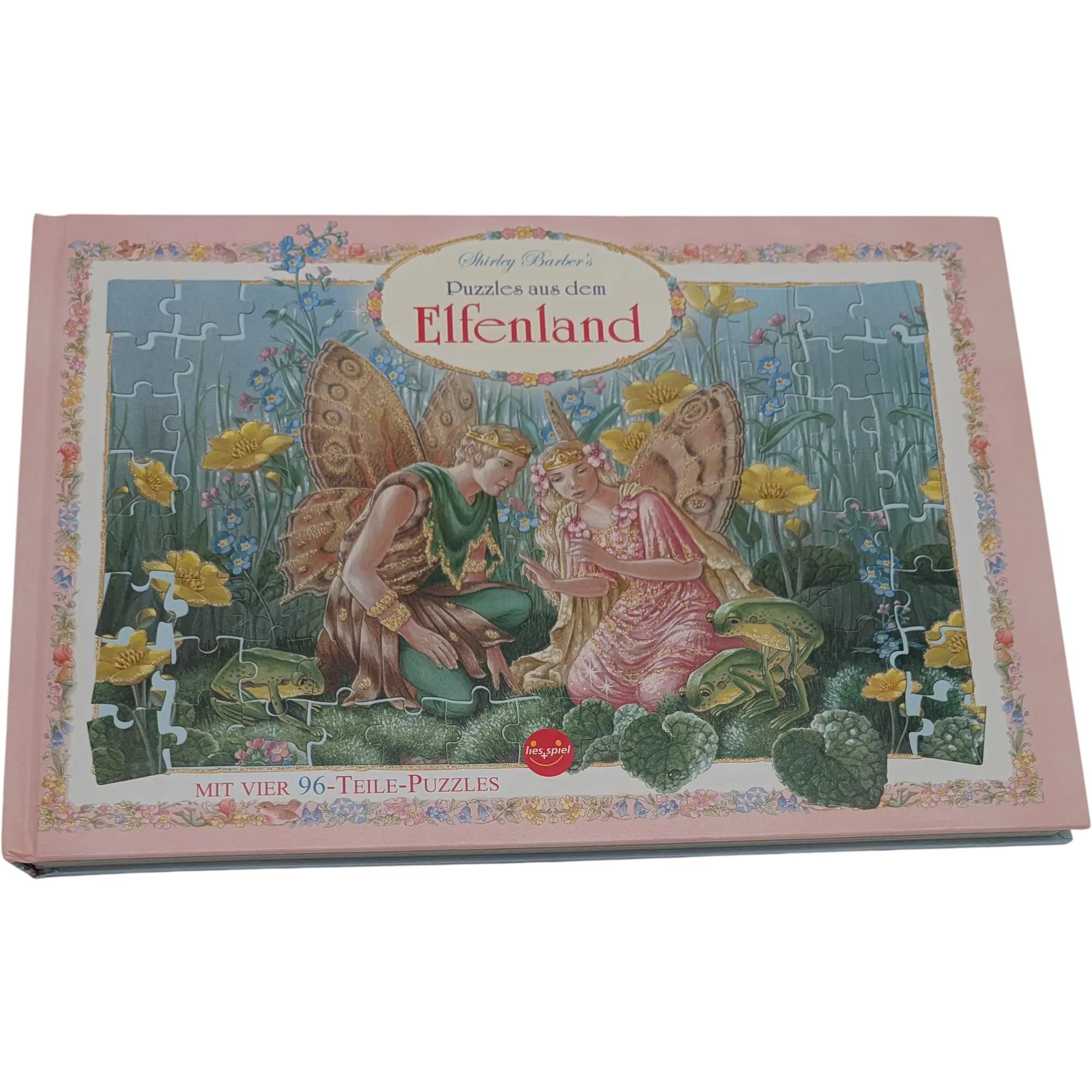 lies + spiel Buch + Puzzles aus dem Elfenland mit 4x 96 Teile Puzzle