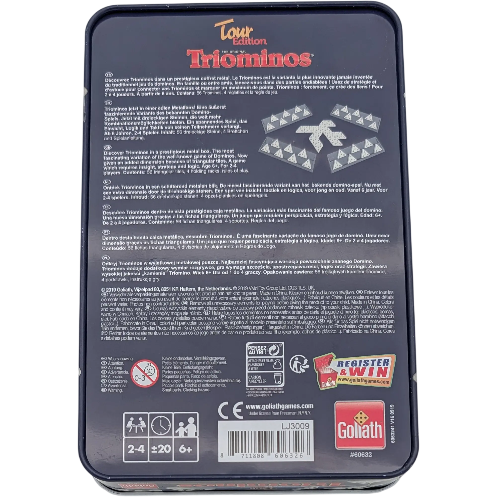 Goliath Tour Edition the original Triominos