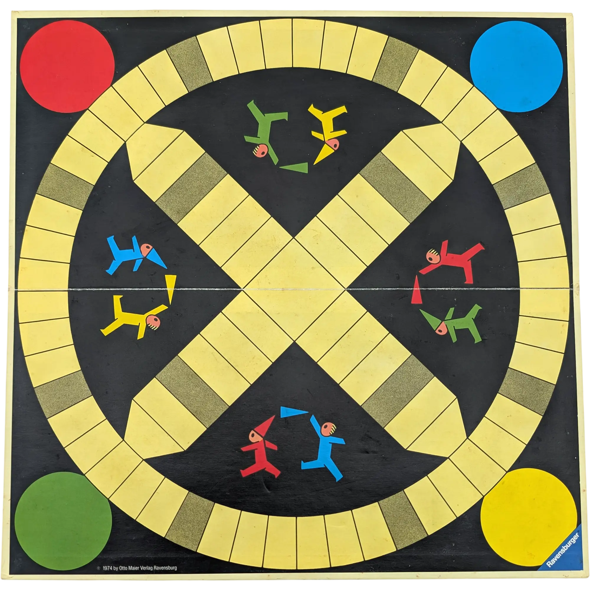 Spielplan Spielbrett Ravensburger Backgammon Hütchenspiel