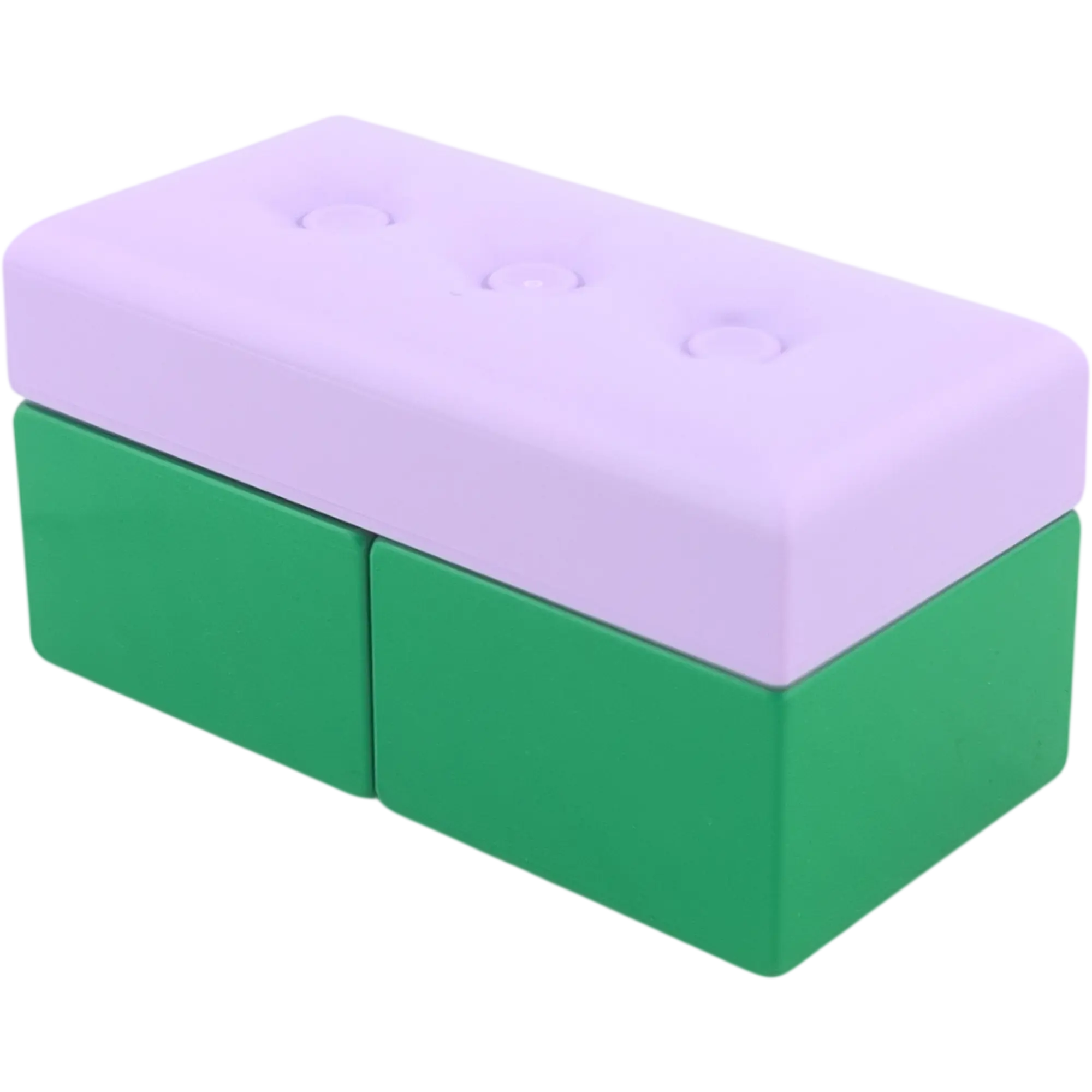 Lego Duplo Sofa Couch Wohnlandschaft Lavendel und Dunkelgrün Bank