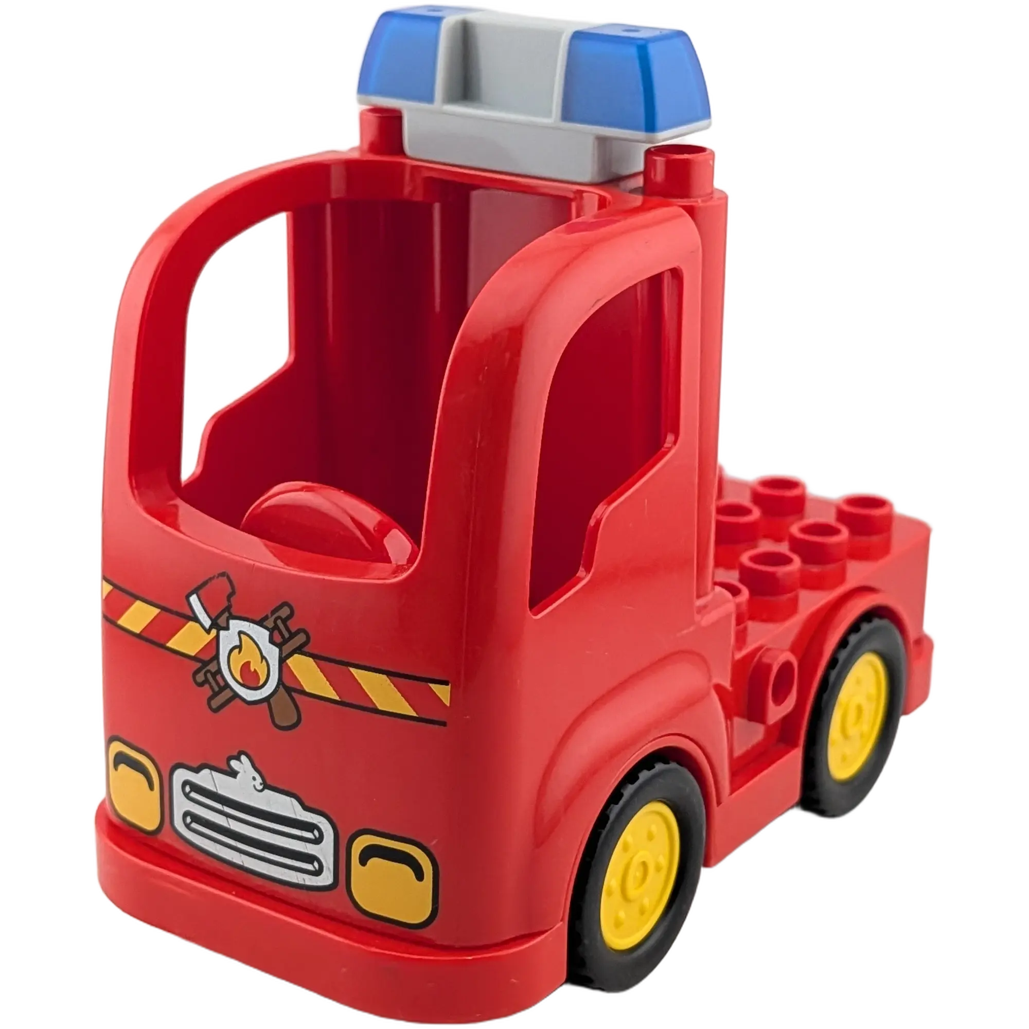 Lego Duplo Feuerwehrauto Jeep Rot mit Blaulicht