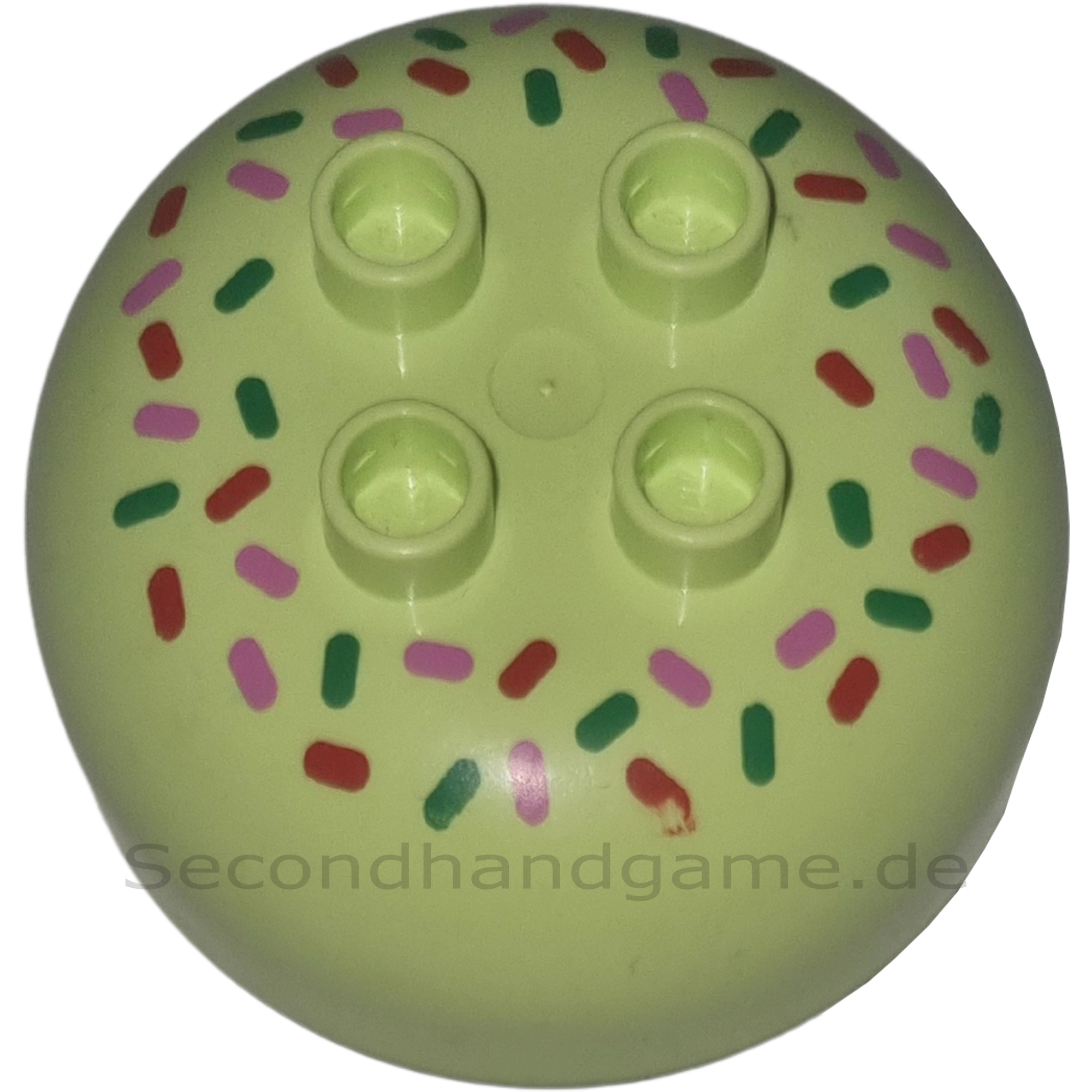 Lego Duplo Muffin Cupcake Oberteil Kuchen zum wechseln Hellgrün mit Streuseln