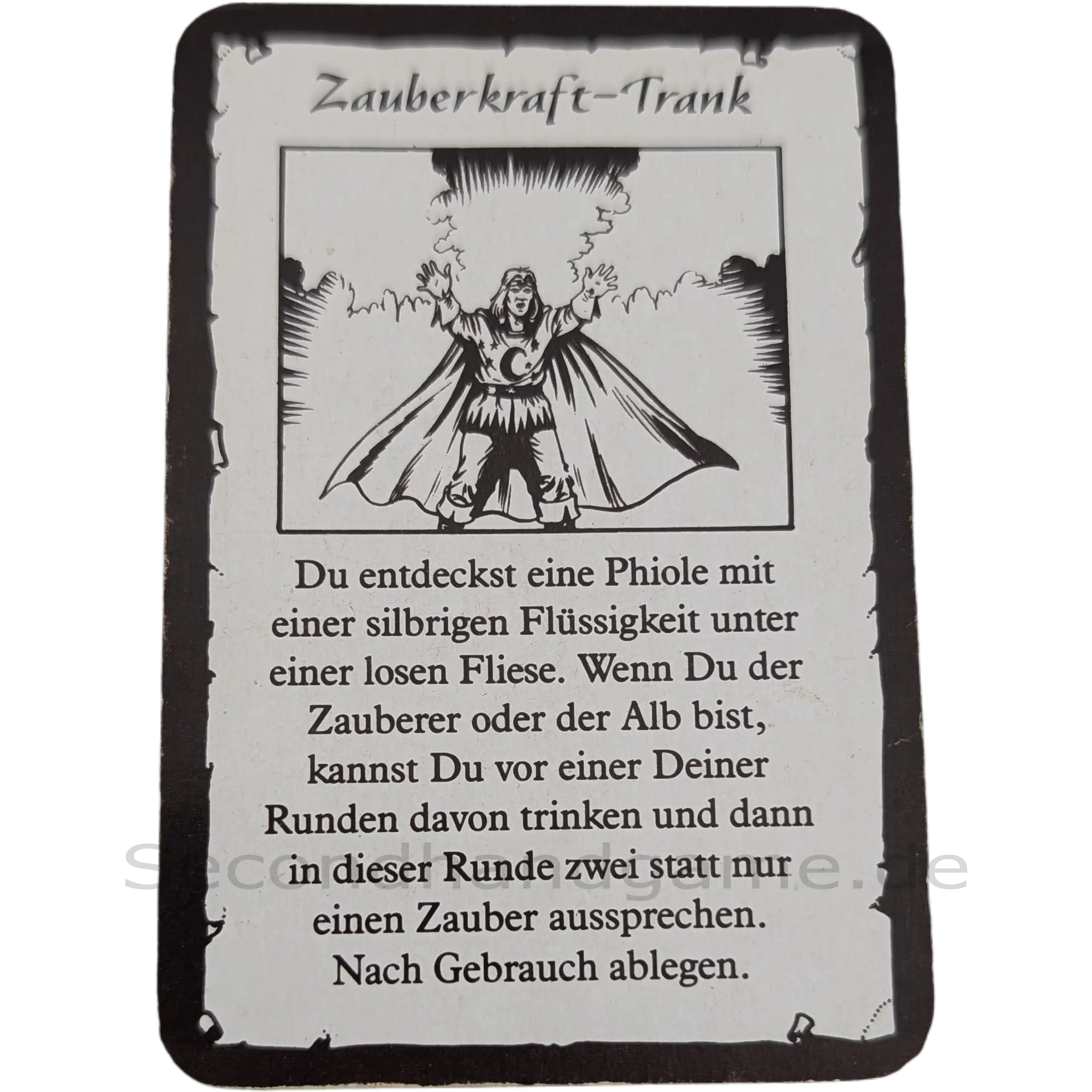 MB Hero Quest Master Schatzkarte Zauberkraft-Trank
