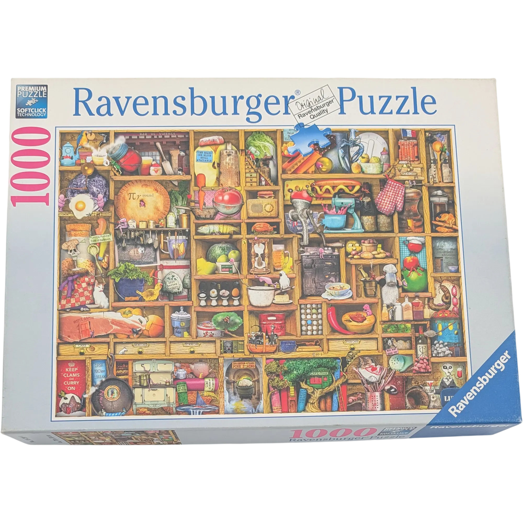 Ravensburger Puzzle 1000 Teile 192984 Kurioses Küchenregal