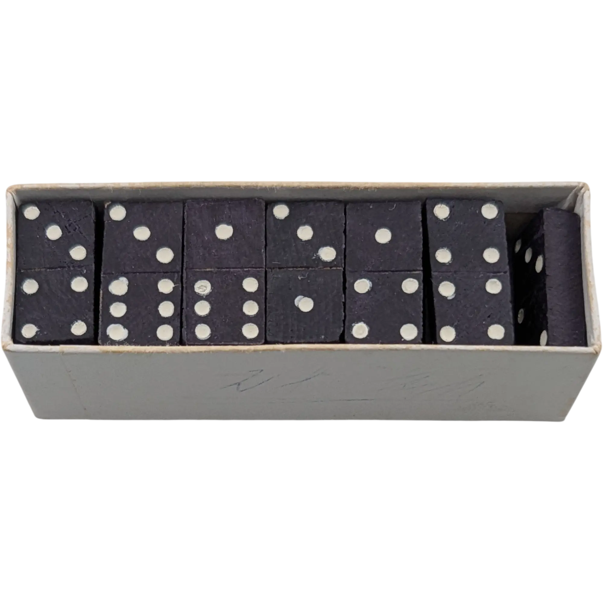 Mini Domino Münchner Illustrierte Werbegeschenk Viel Vergnügen! Vintage Reisedomino schwarz, Ansicht 2